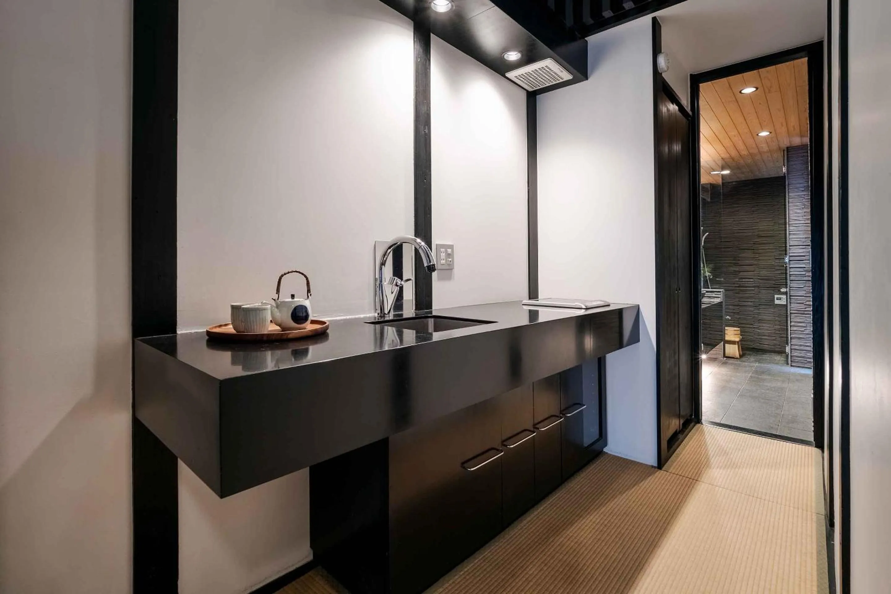 kitchen in Shobu an Machiya House