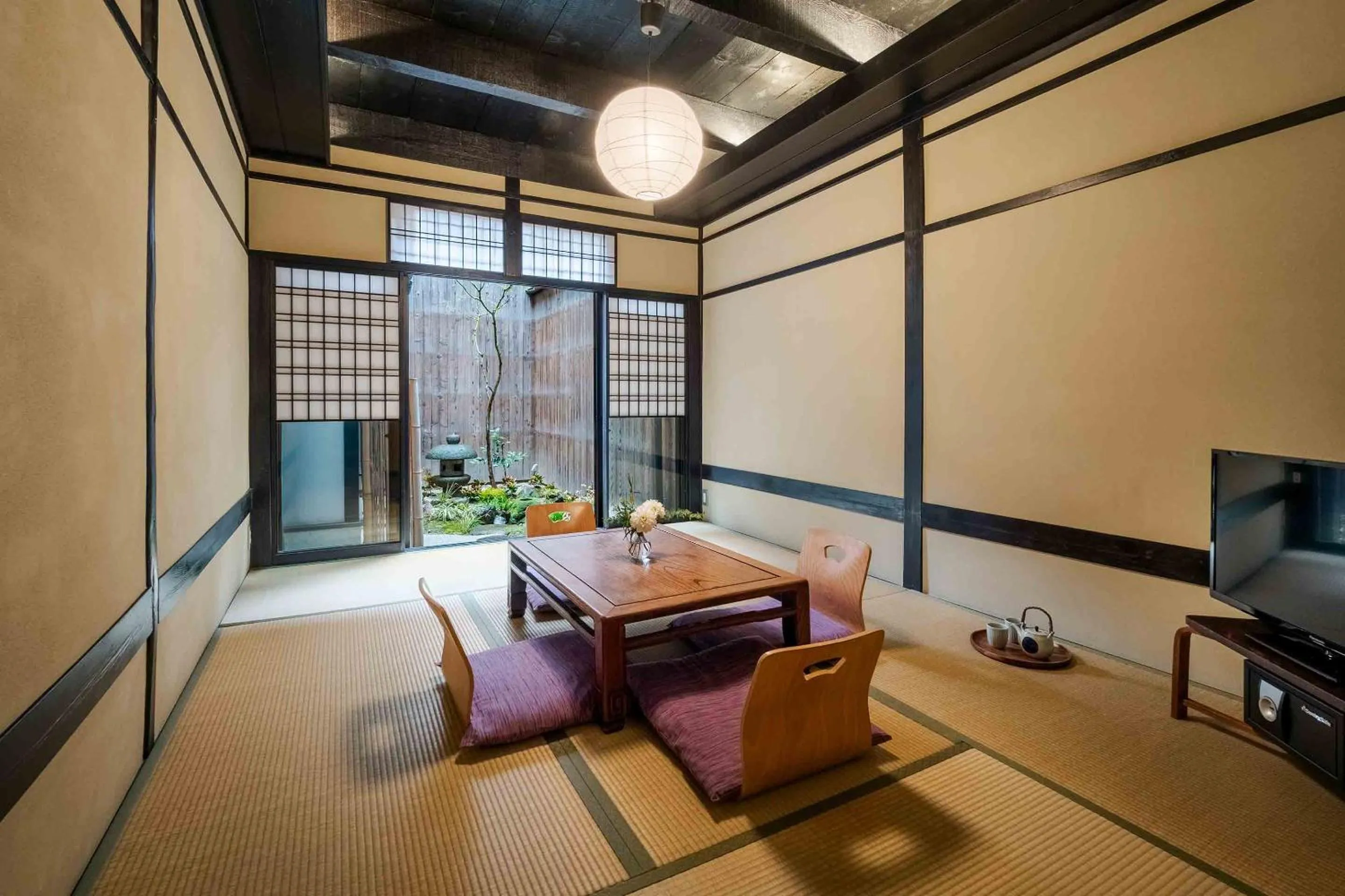 Living room in Shobu an Machiya House