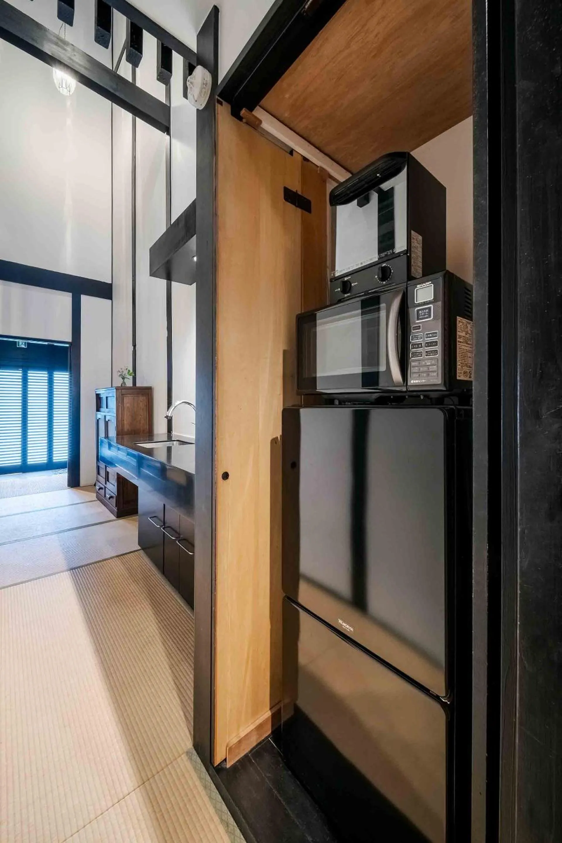 kitchen in Shobu an Machiya House