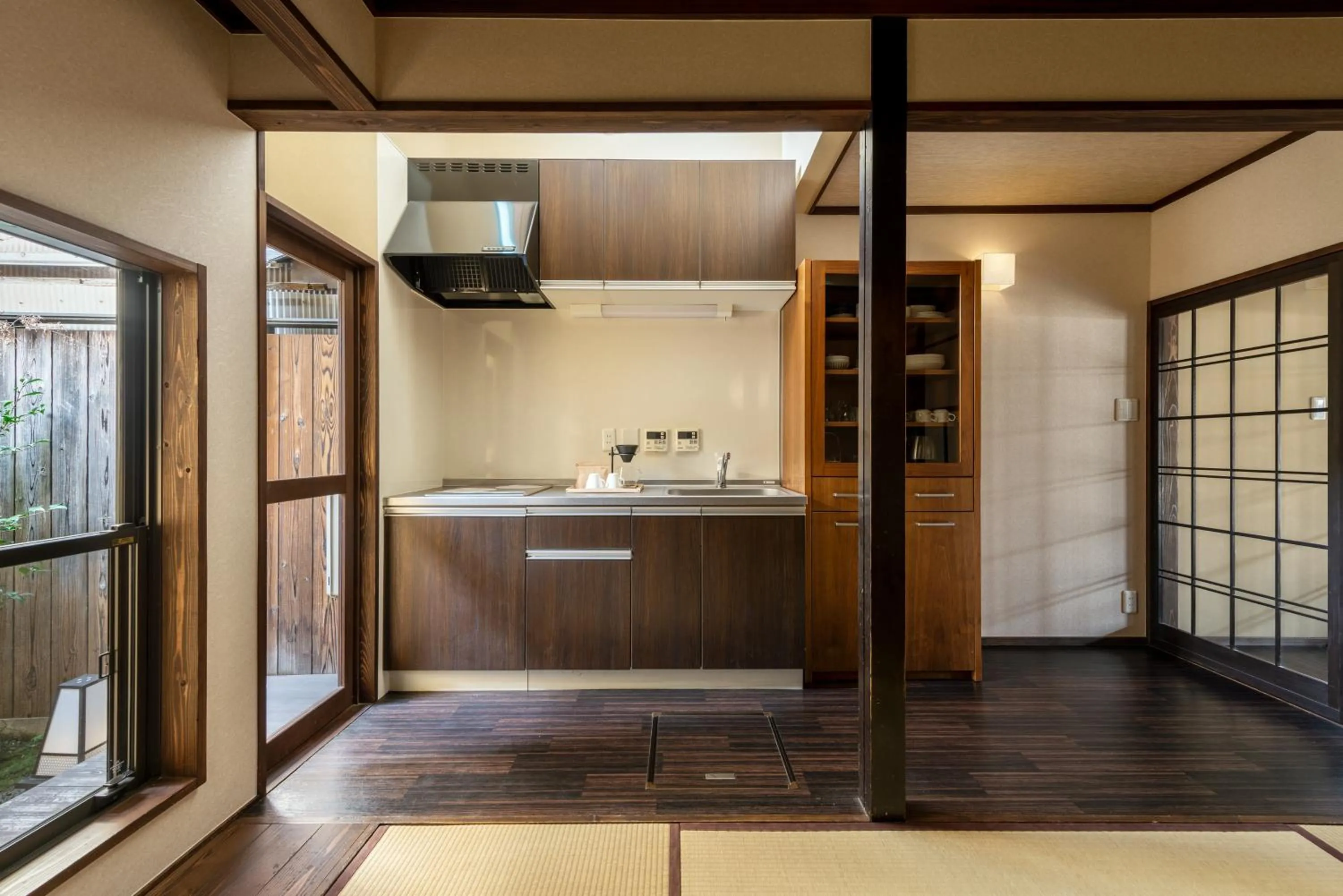 Kitchen or kitchenette in Kohaku an Machiya House