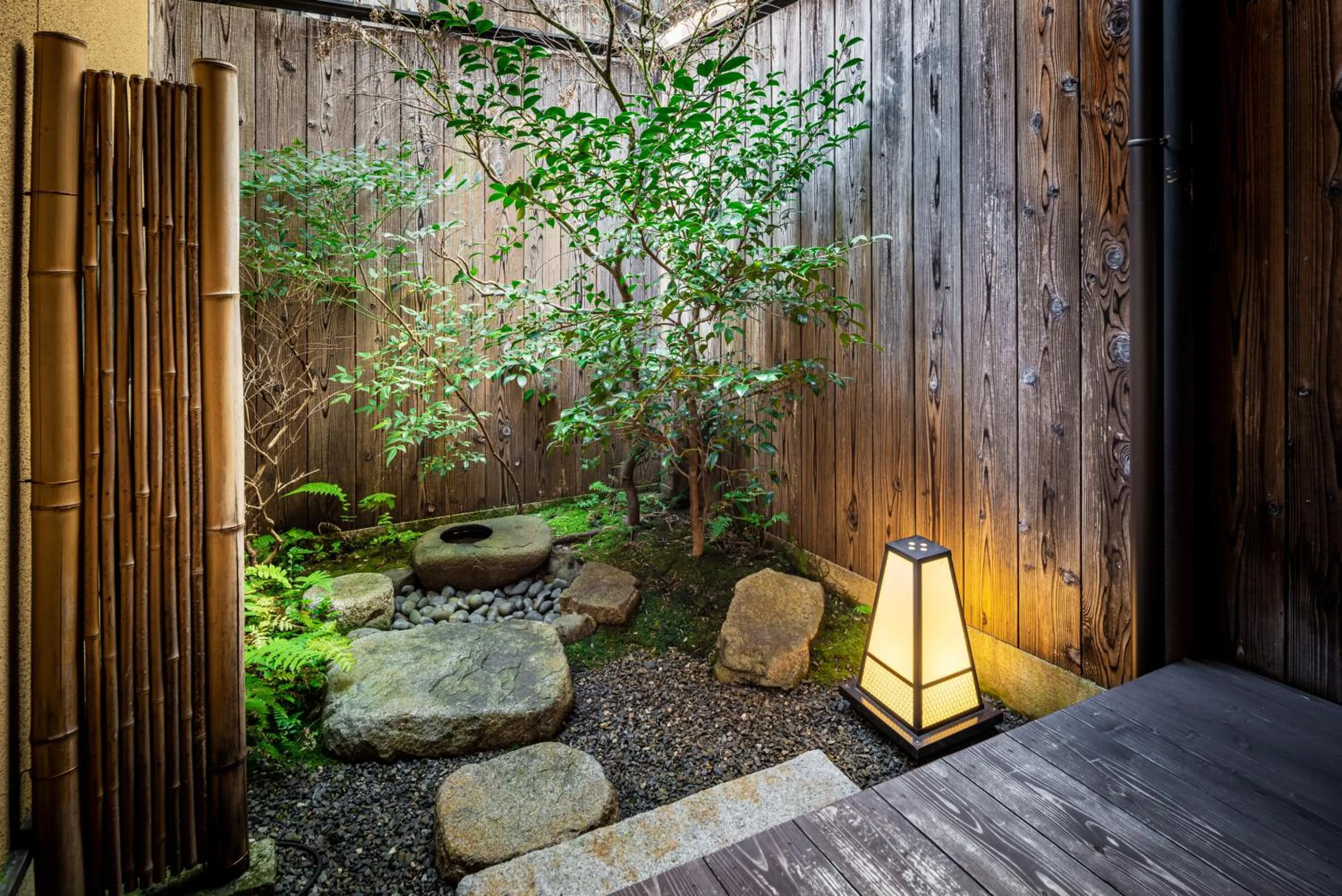Garden in Kohaku an Machiya House