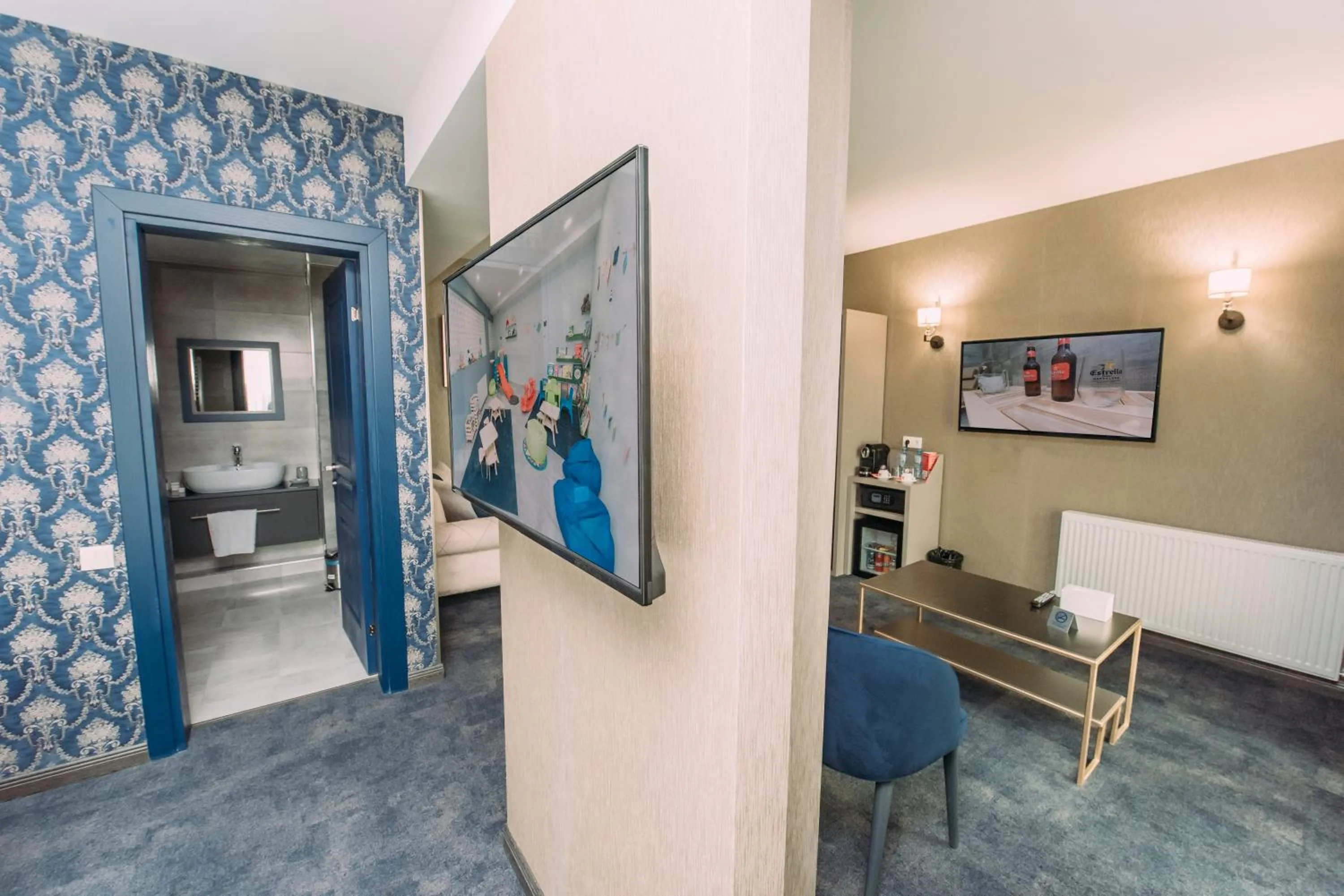 Bed in Hotel Sapphire Bakuriani