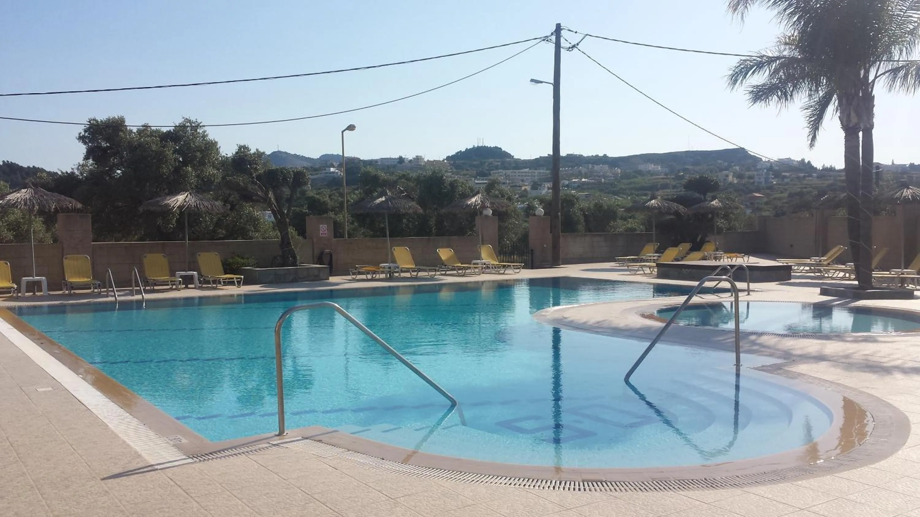 Swimming pool in Summer Days