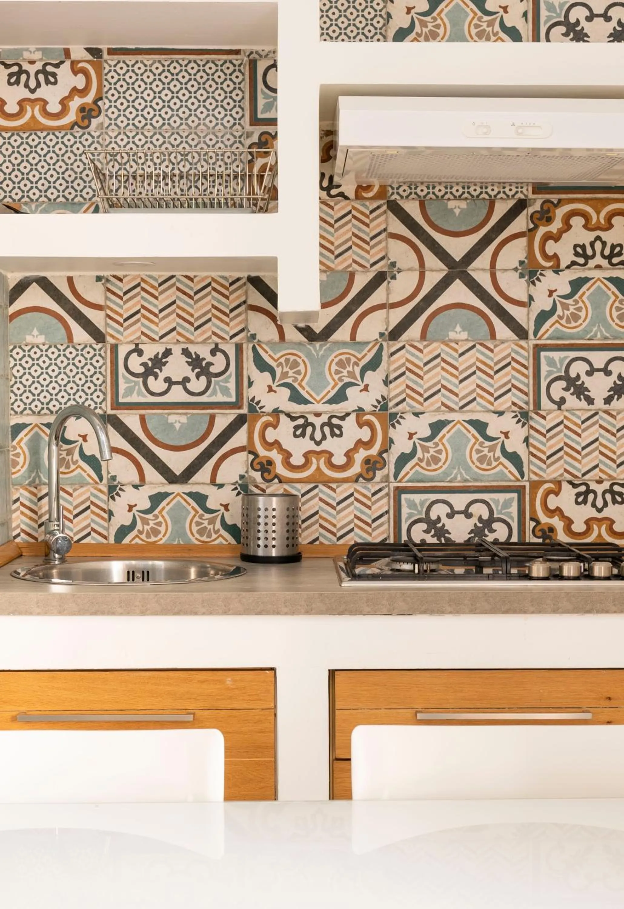 Kitchen or kitchenette in La Via del Mare