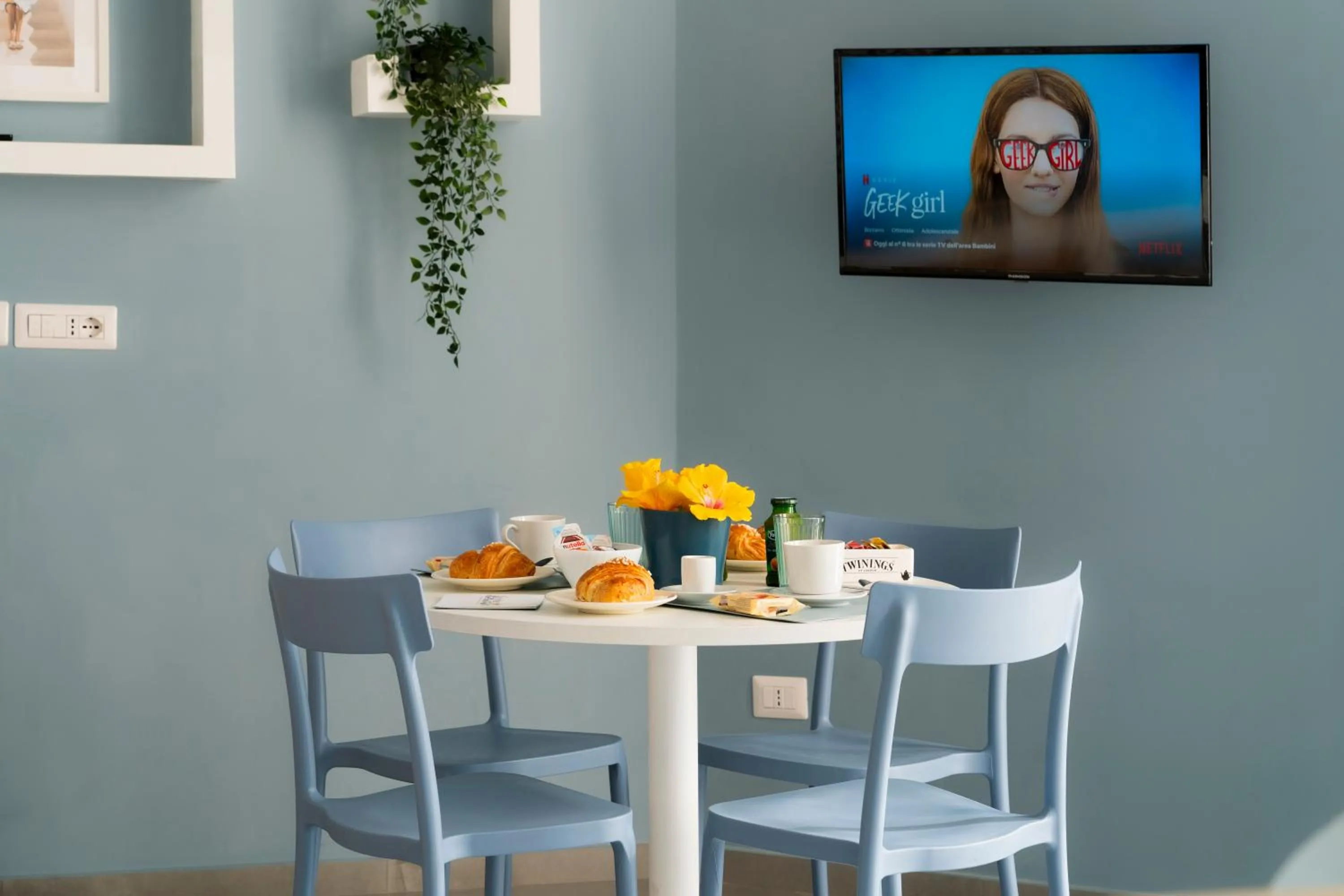 Dining area in La Via del Mare