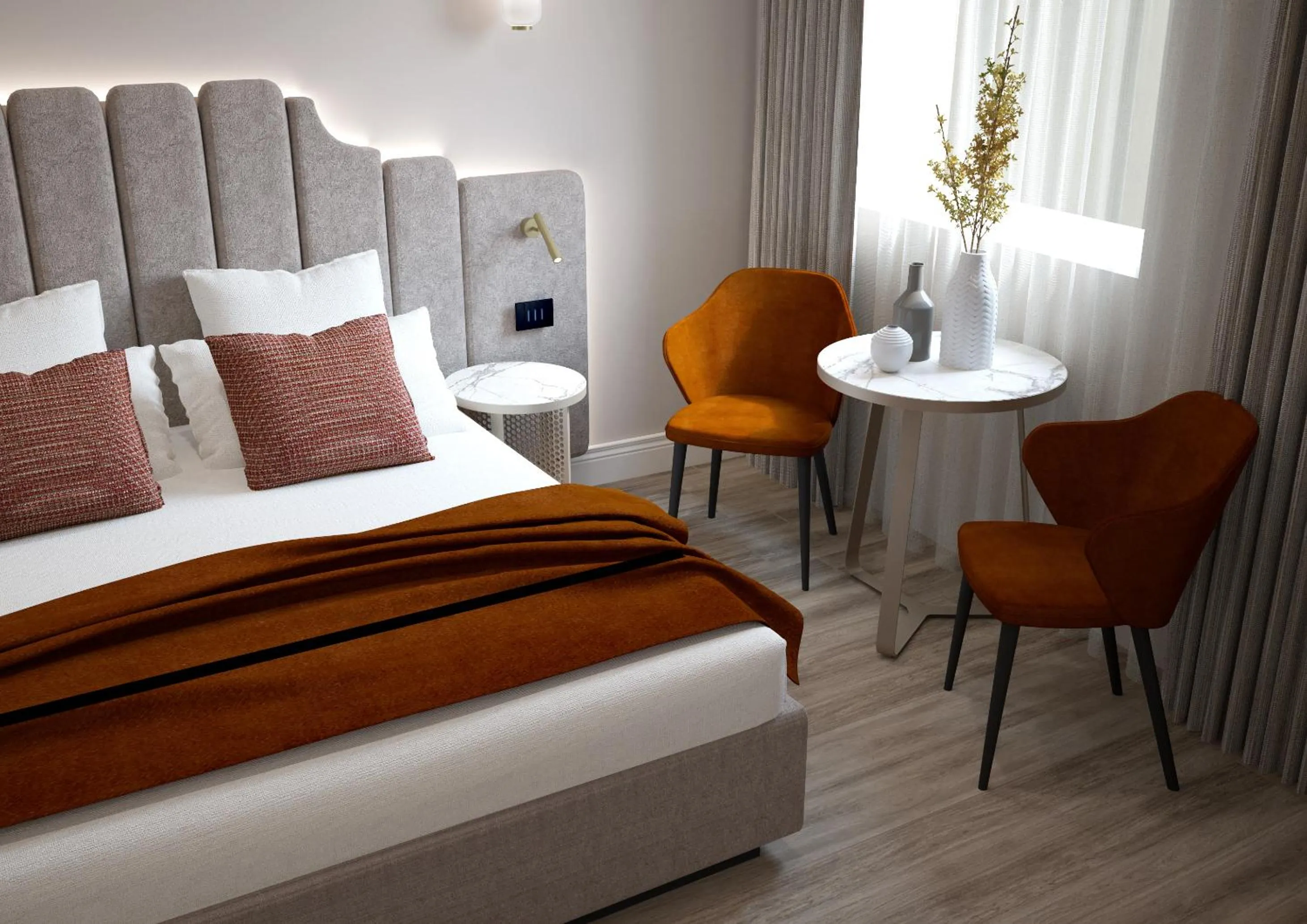 Bedroom, Bed in Hotel Venezia