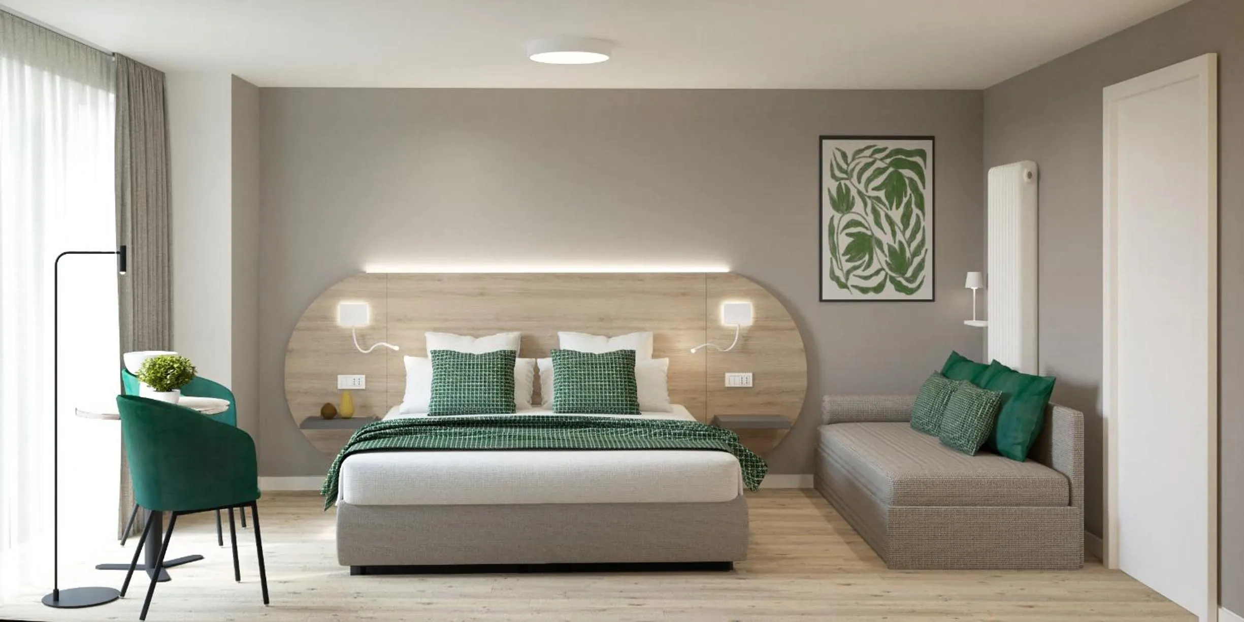 Bedroom, Bed in Hotel Venezia