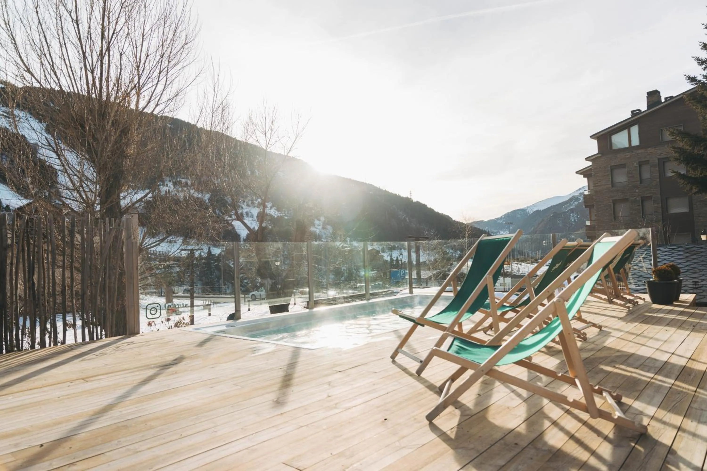 Winter in Mountain Hostel Tarter