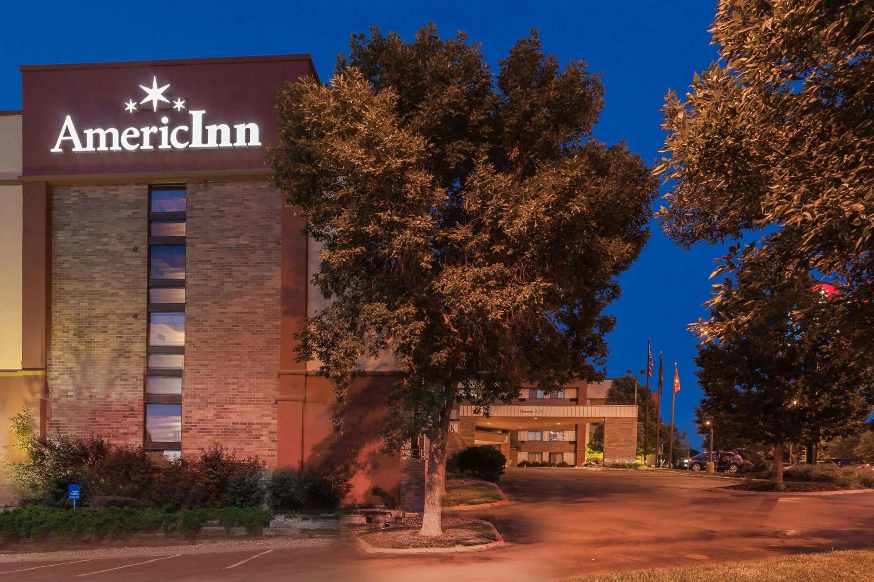 Property building in AmericInn by Wyndham Omaha
