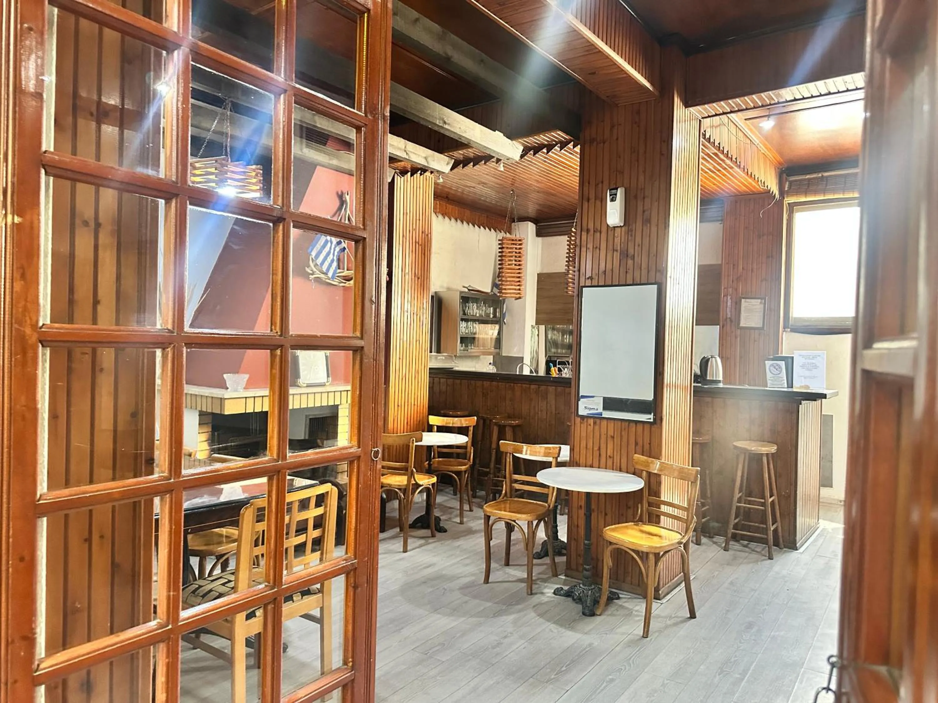 Dining area in Sparta Team Hotel