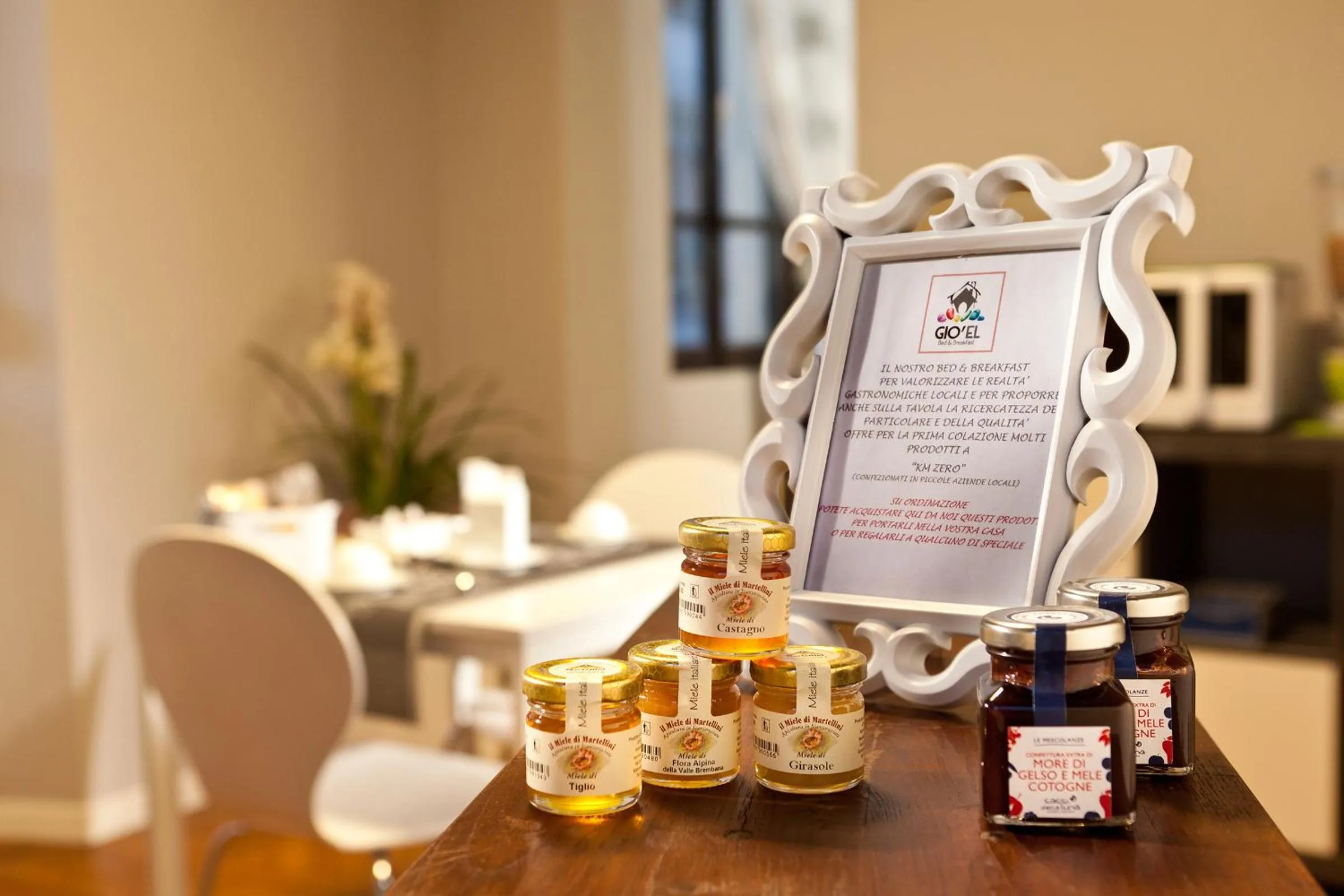 Decorative detail in GIO'EL Happiness Guest House