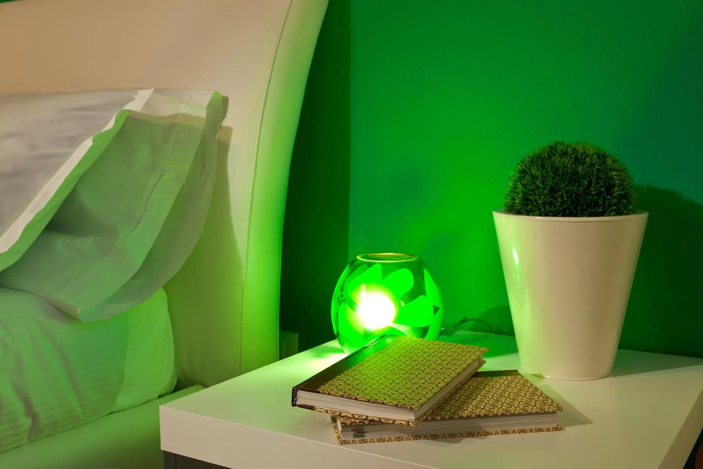 View (from property/room), Bed in GIO'EL Happiness Guest House