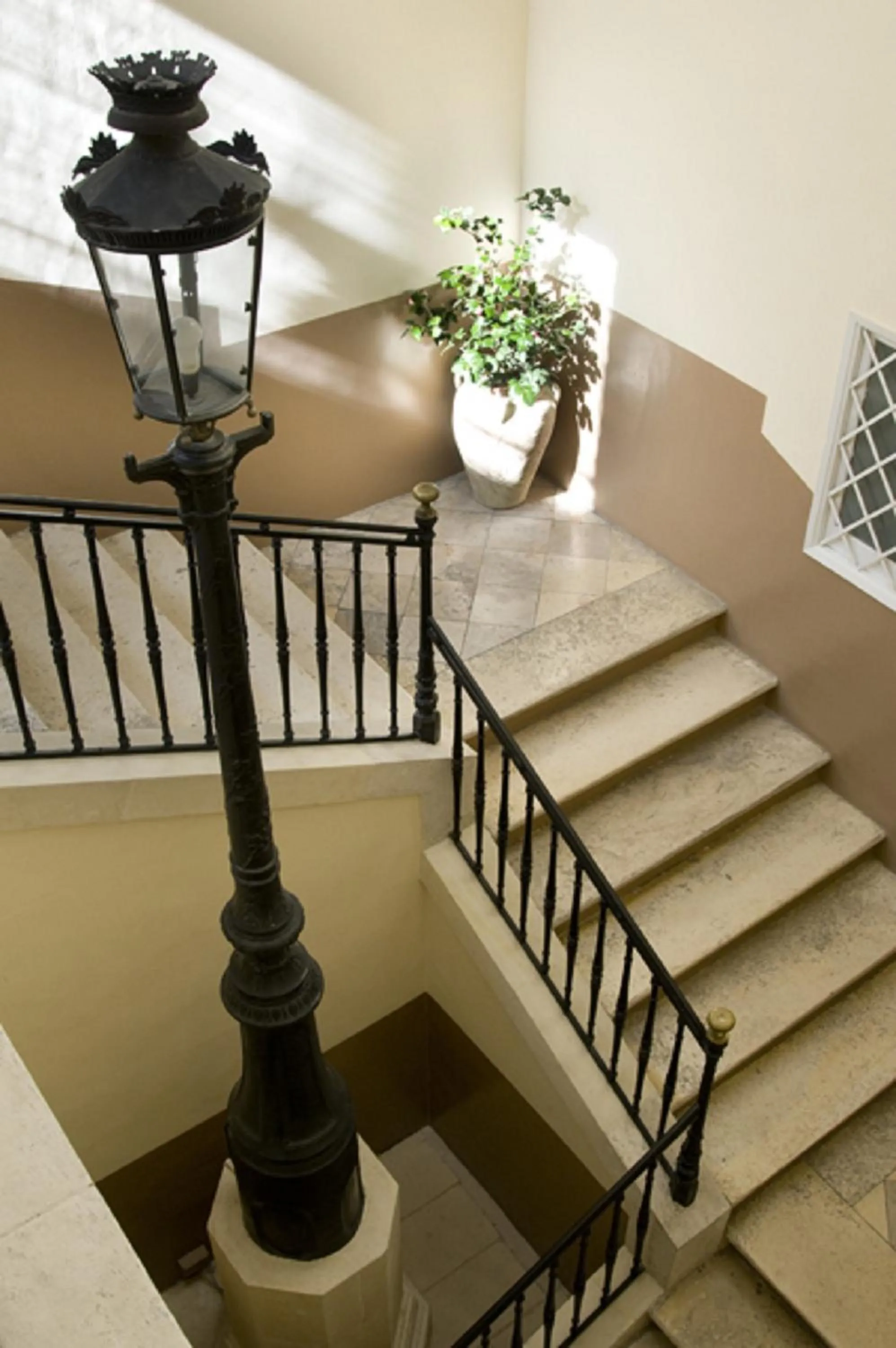 Decorative detail in Palazzo De Giorgi B&B