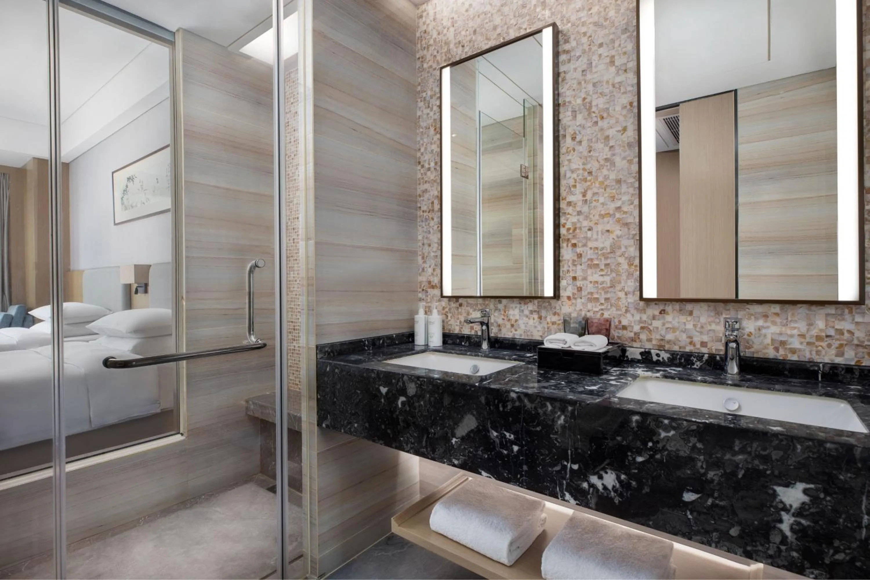 Bathroom in Courtyard by Marriott Hangzhou Xiaoshan
