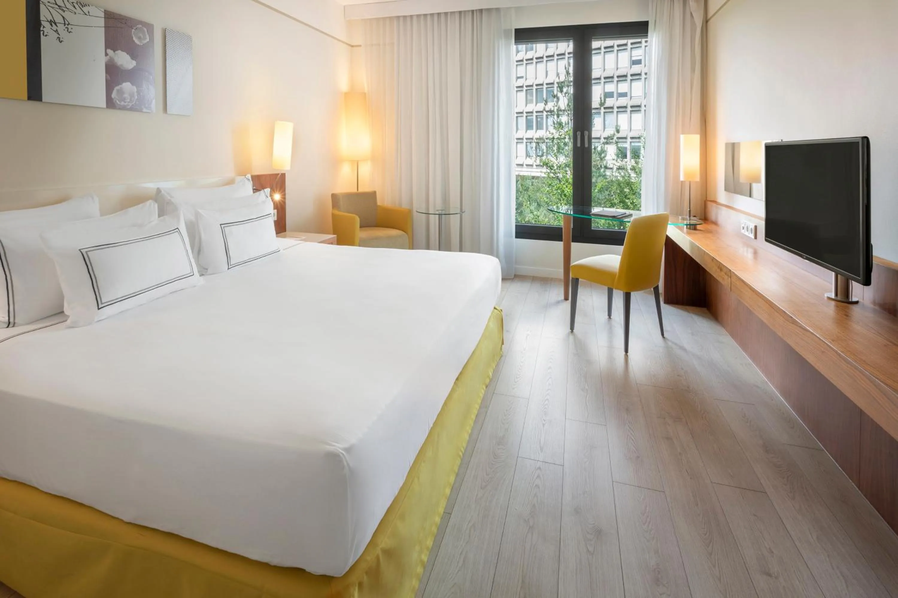 Bed in Melia Luxembourg