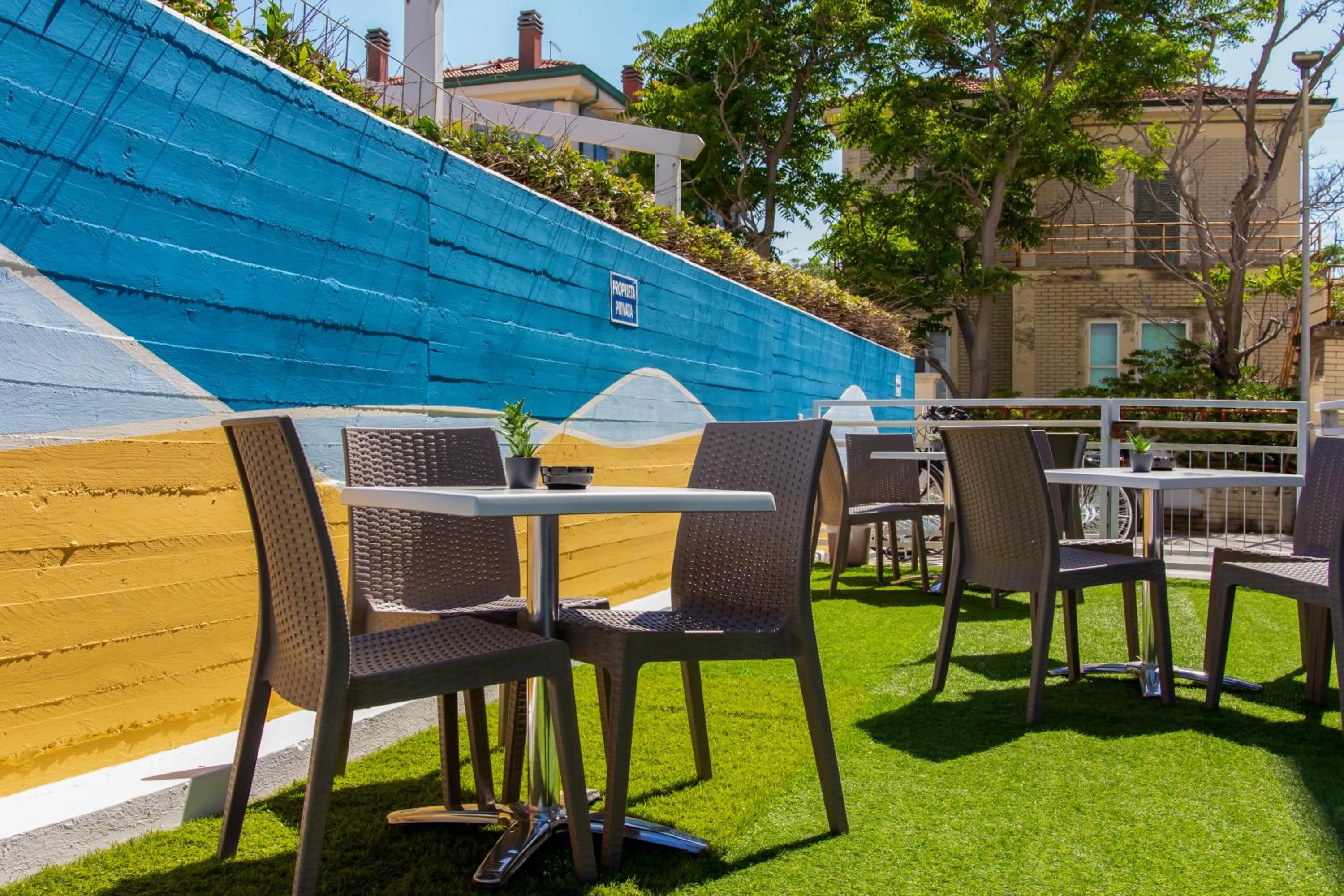 Patio in Hotel President's