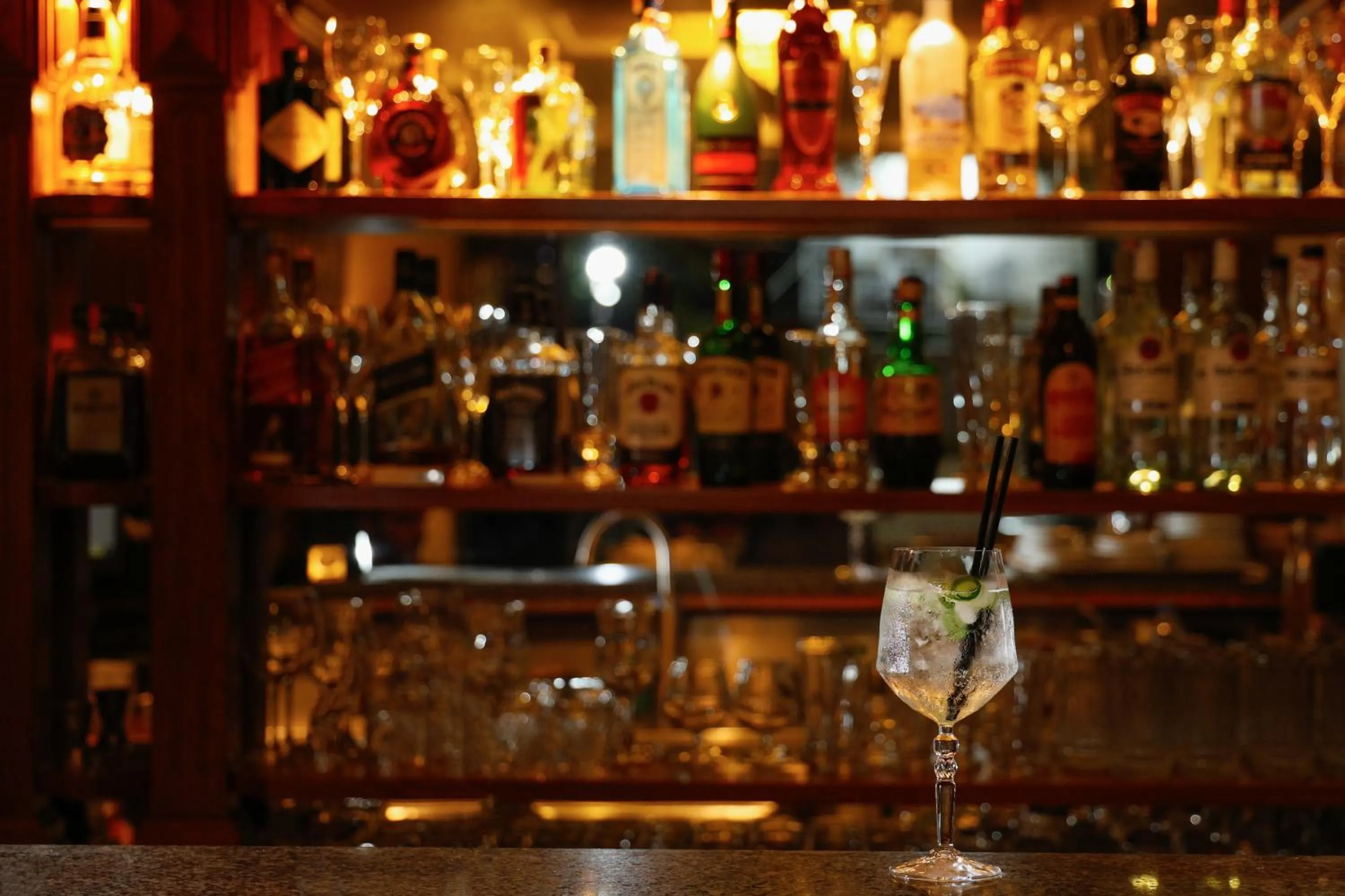 Lounge or bar in Grand Hotel & Spa Tirana