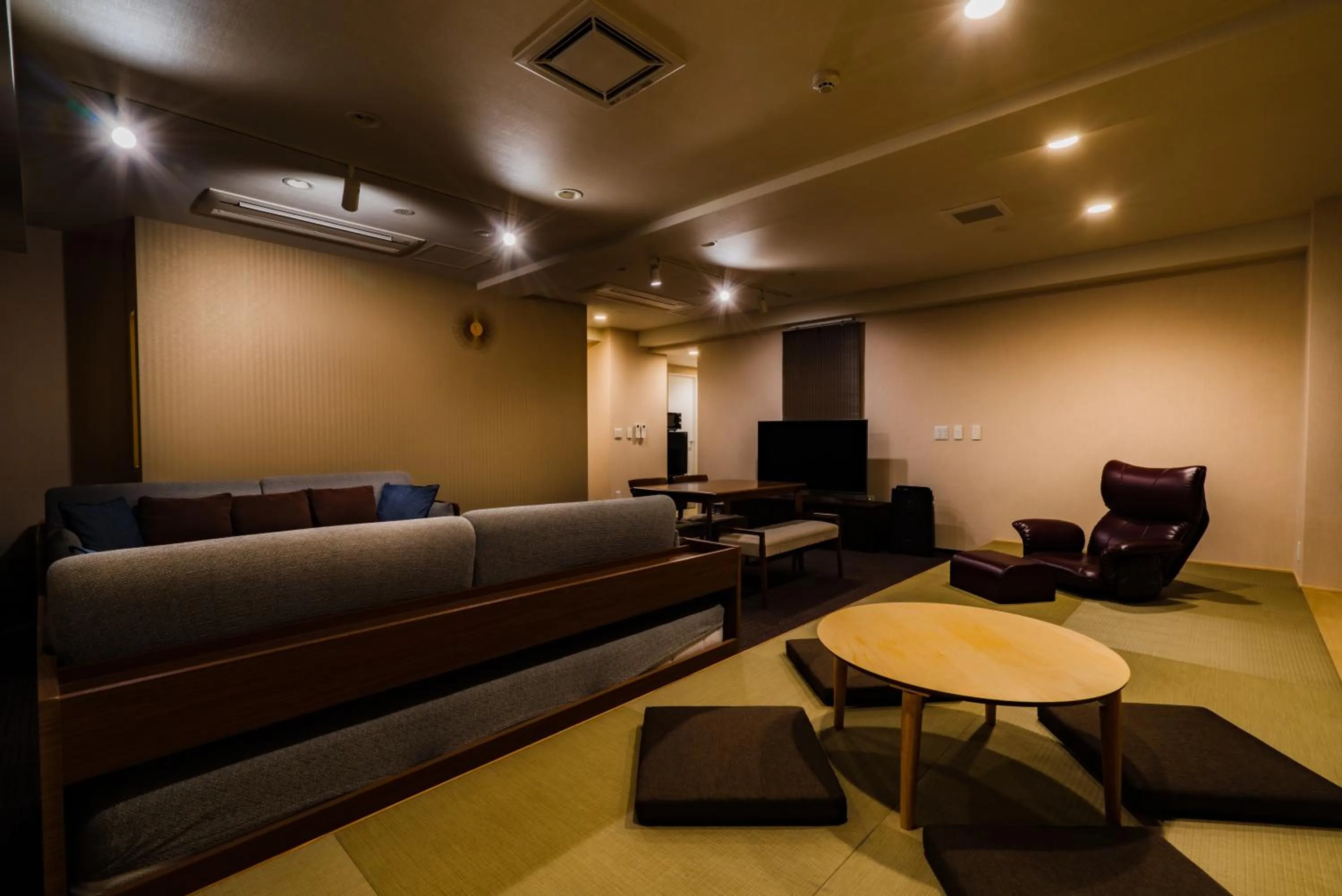 Living room in Randor Residence Susukino Suites