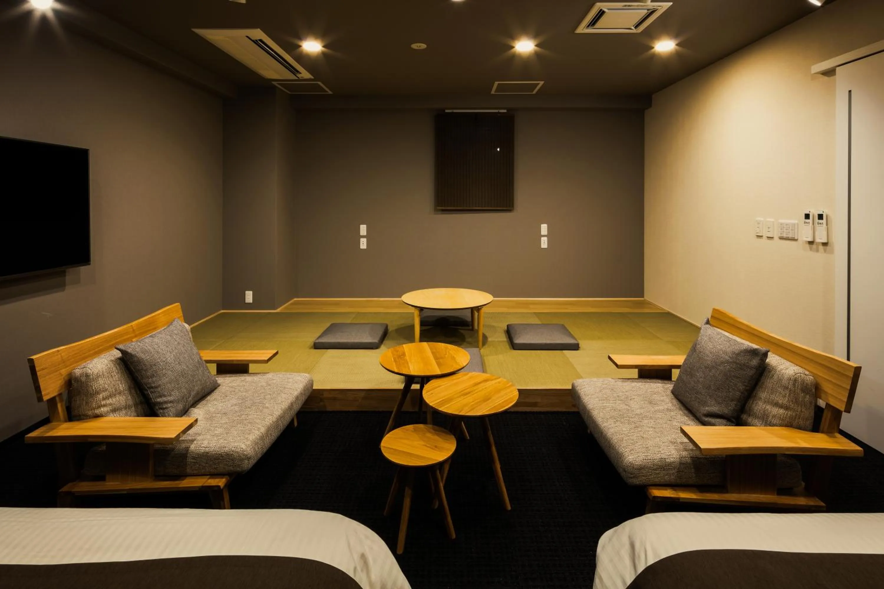 Living room in Randor Residence Susukino Suites