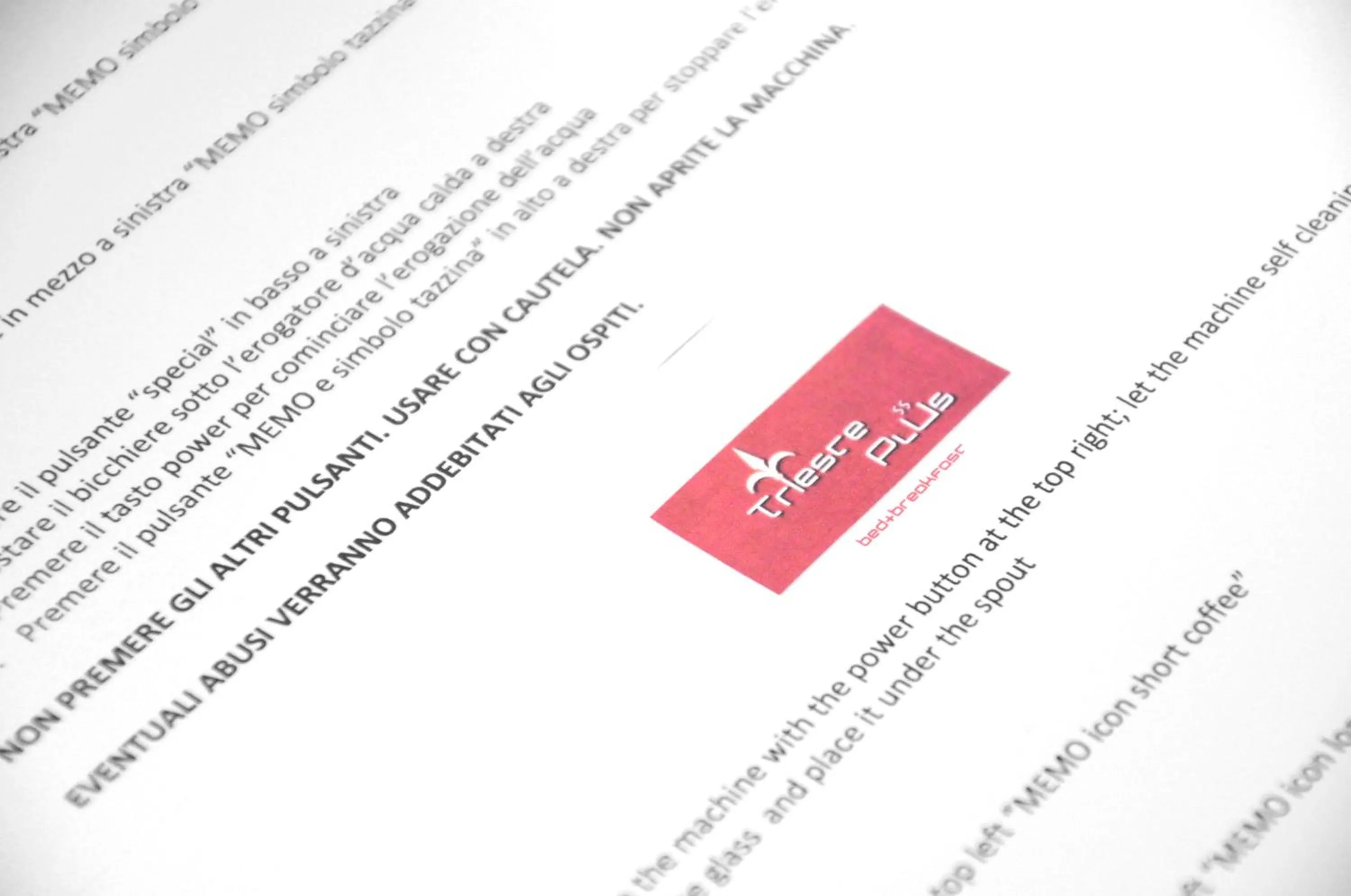 Decorative detail in B&B Trieste Plus