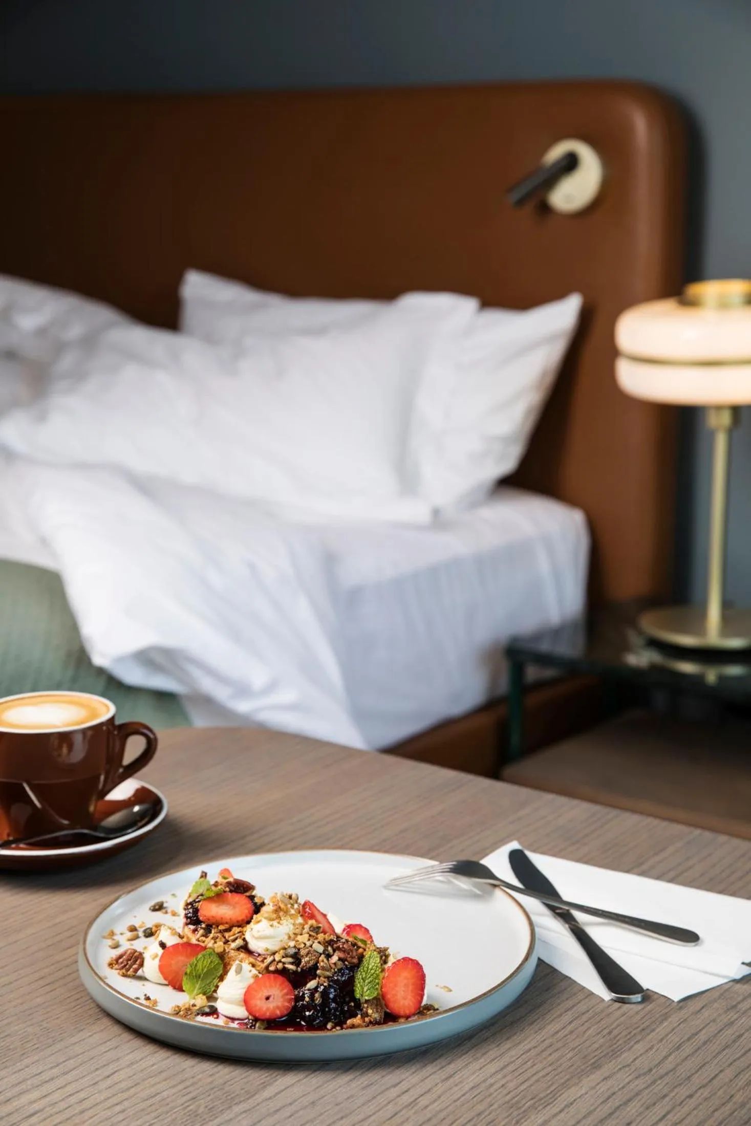 room service, Bed in Home Suite Hotels Rosebank