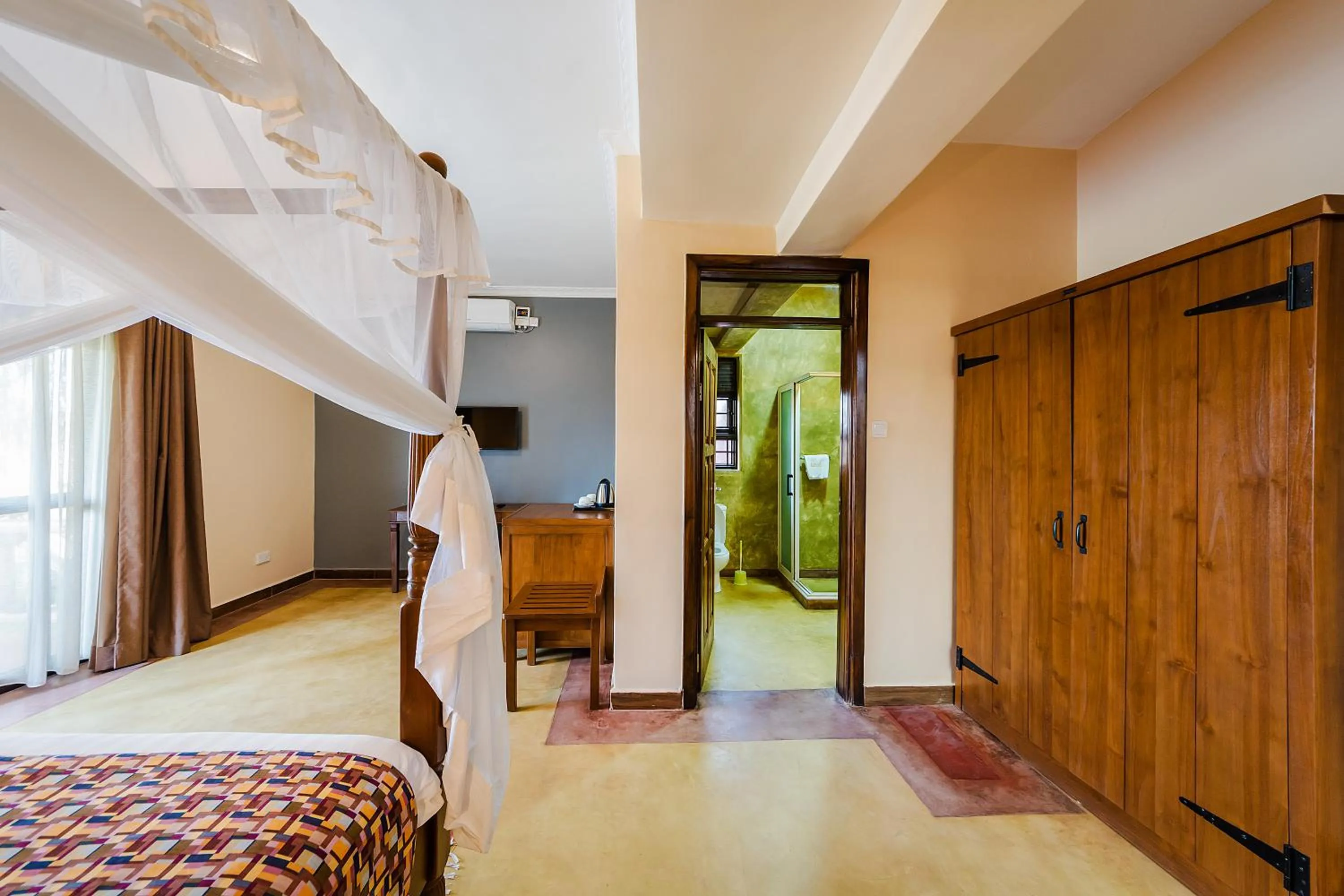 Bedroom, Bed in Emburara Farm Lodge