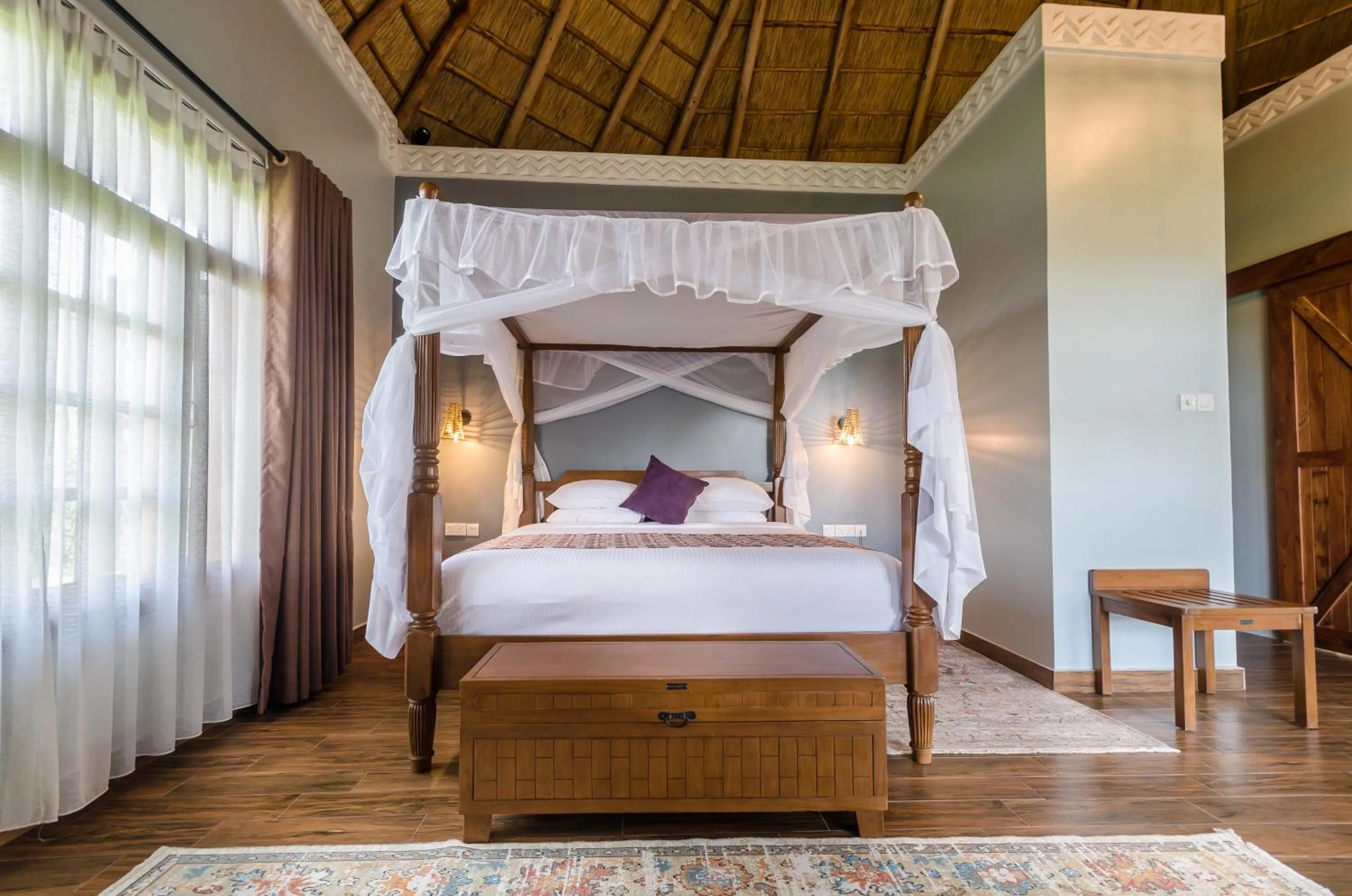 Bedroom, Bed in Emburara Farm Lodge