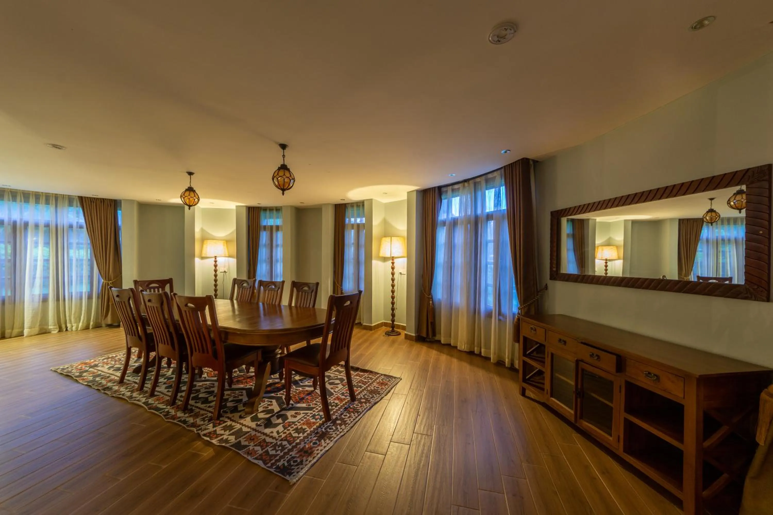 Dining area in Emburara Farm Lodge