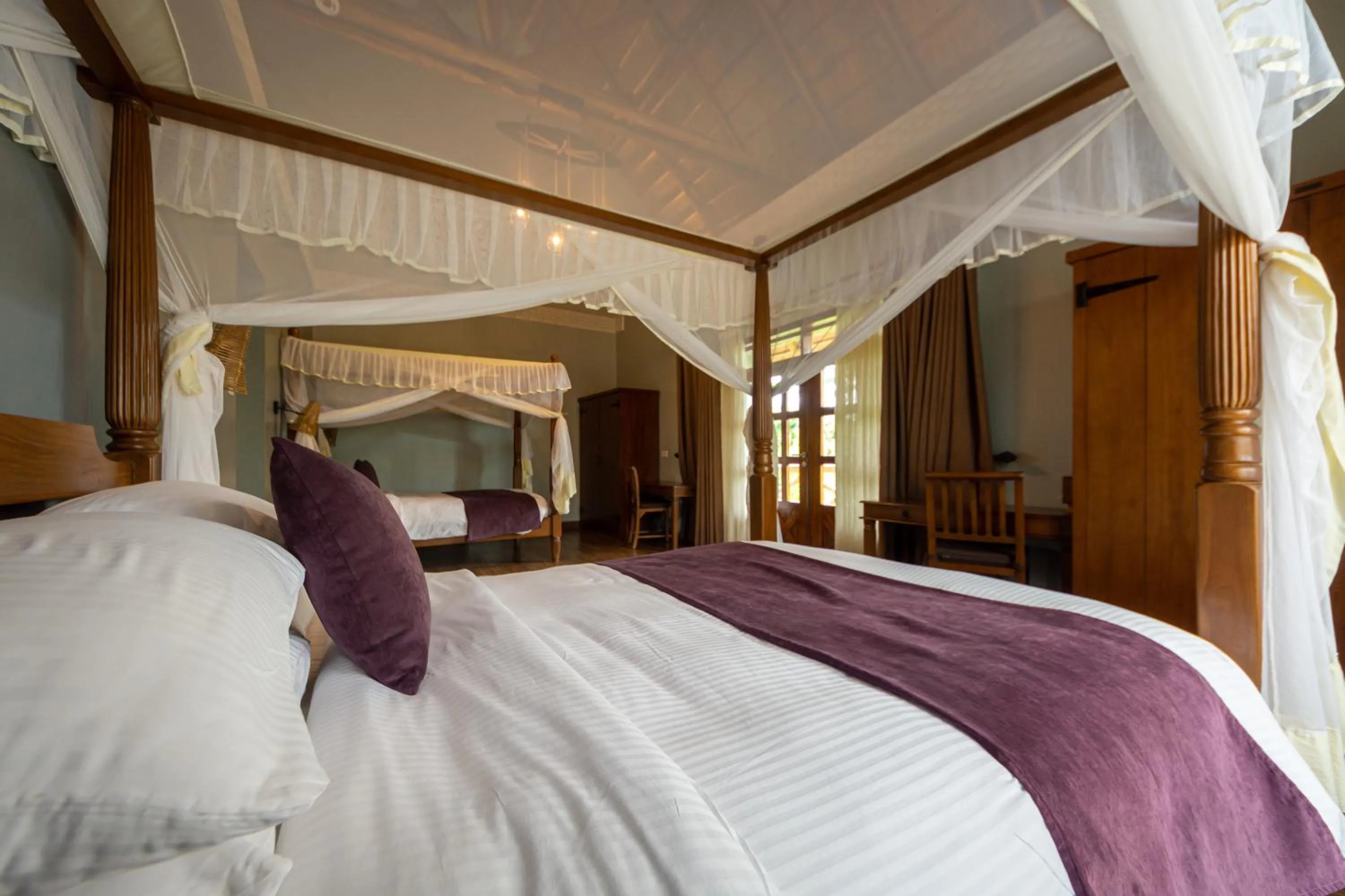 Bed in Emburara Farm Lodge