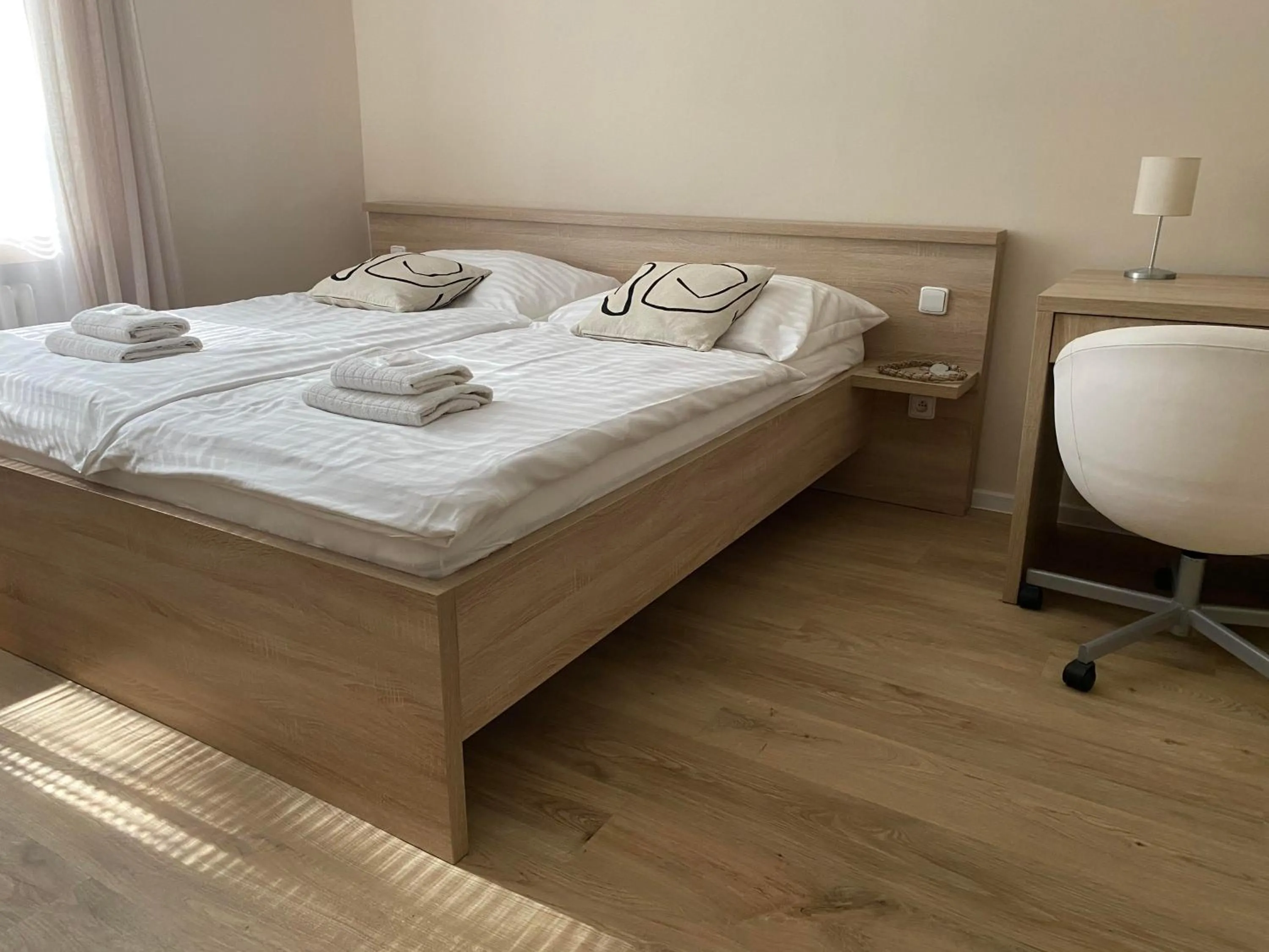 Bed in STING Apartments Havířov