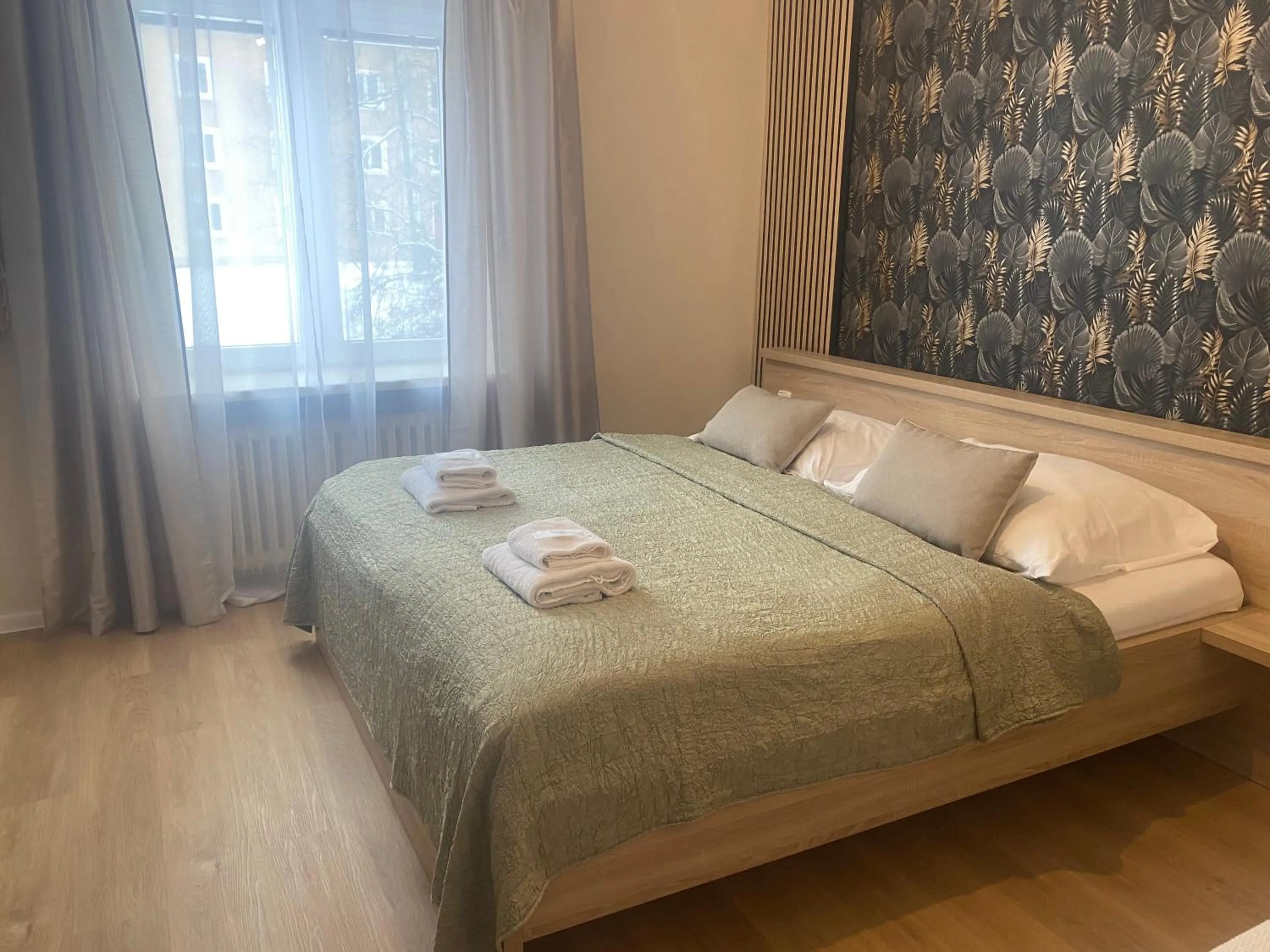 Bed in STING Apartments Havířov