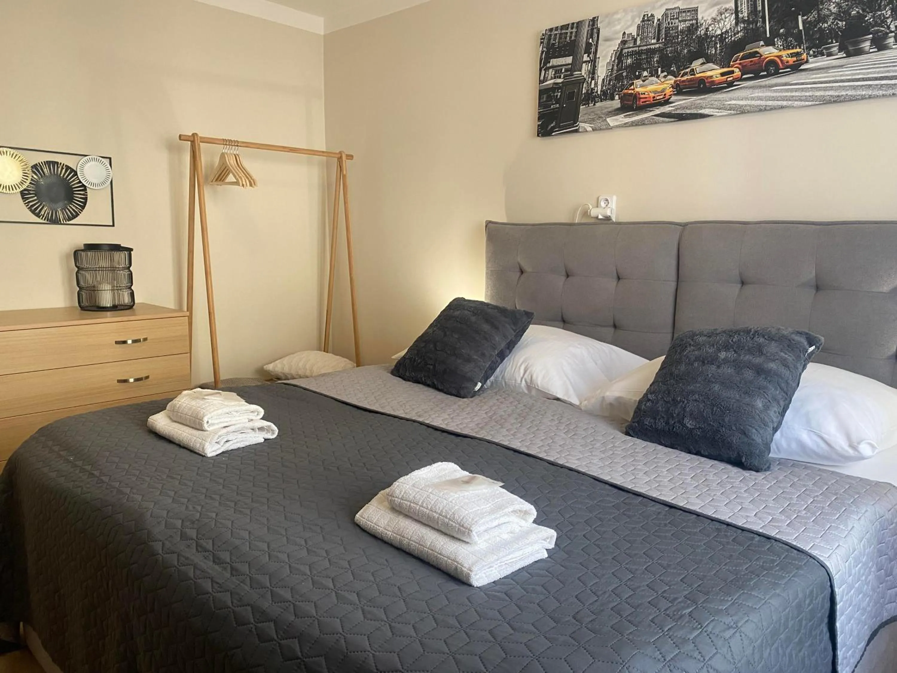 Bed in STING Apartments Havířov