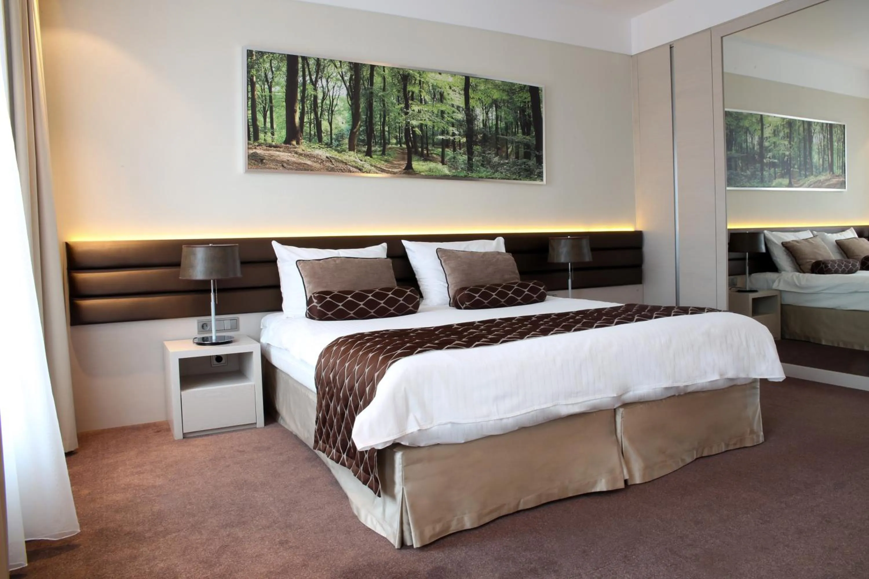 Decorative detail, Bed in Hotel Narvil Conference & Spa