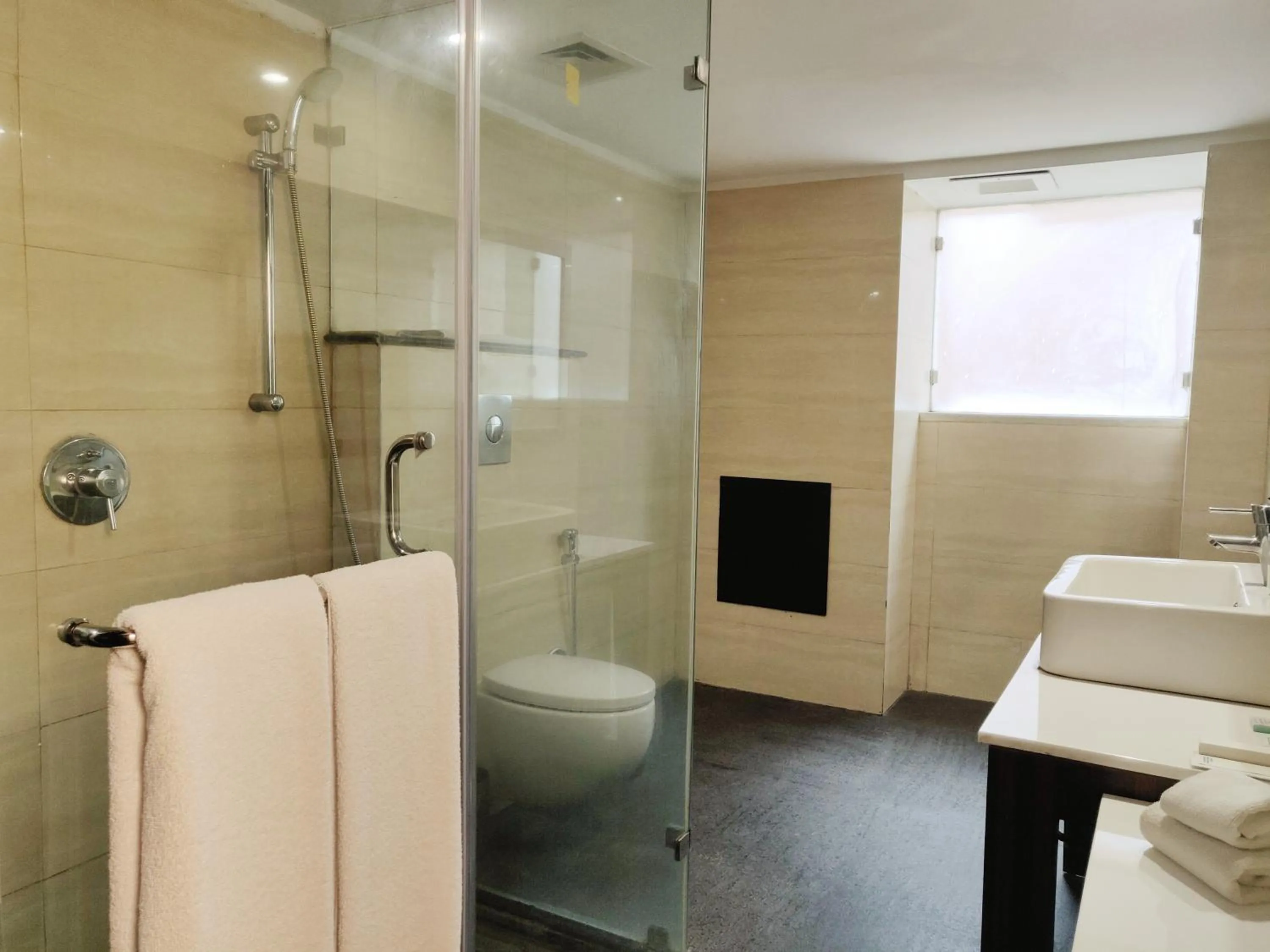 Bathroom in Virohaa Hotel