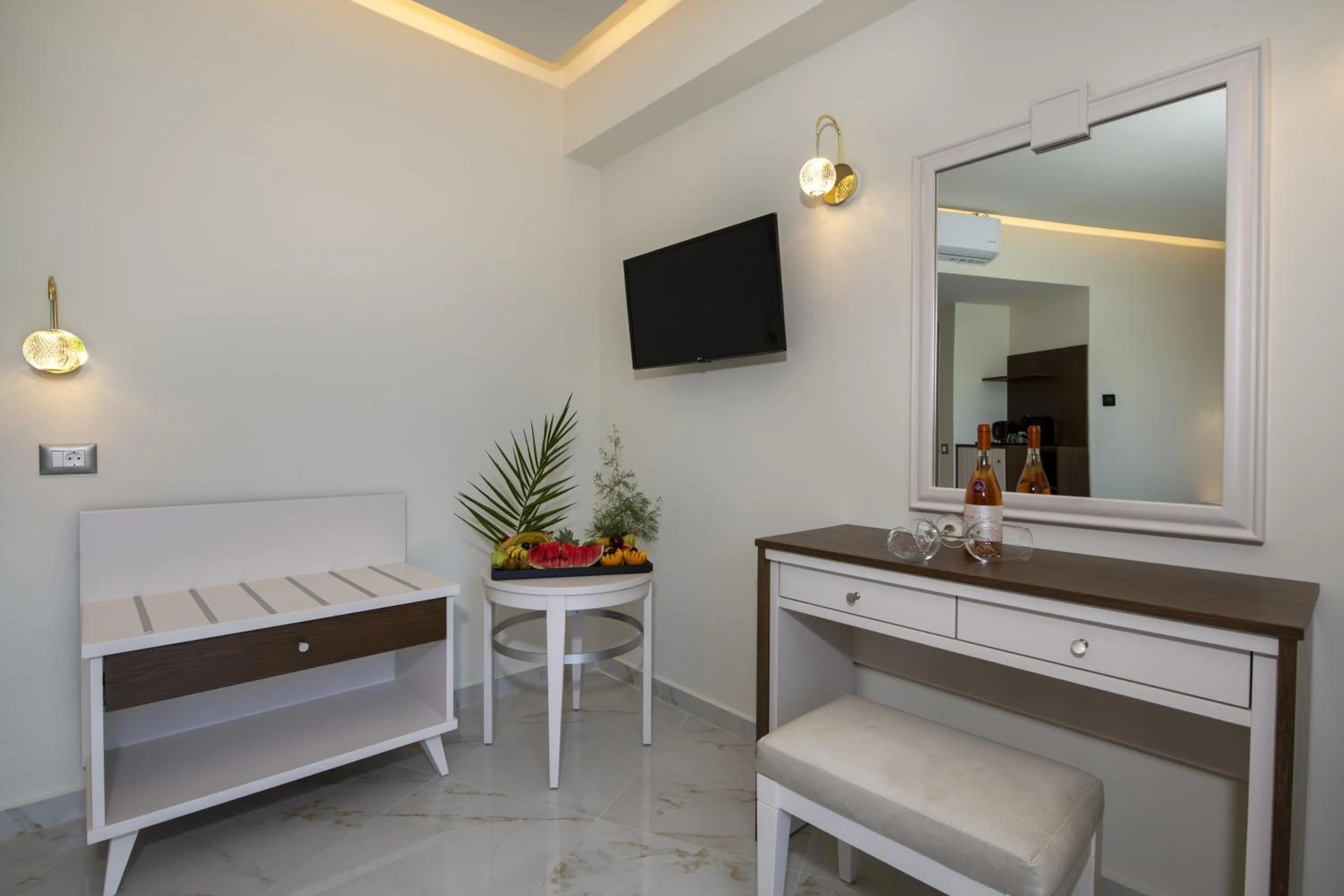 Bed in Vantaris Luxury Beach Resort