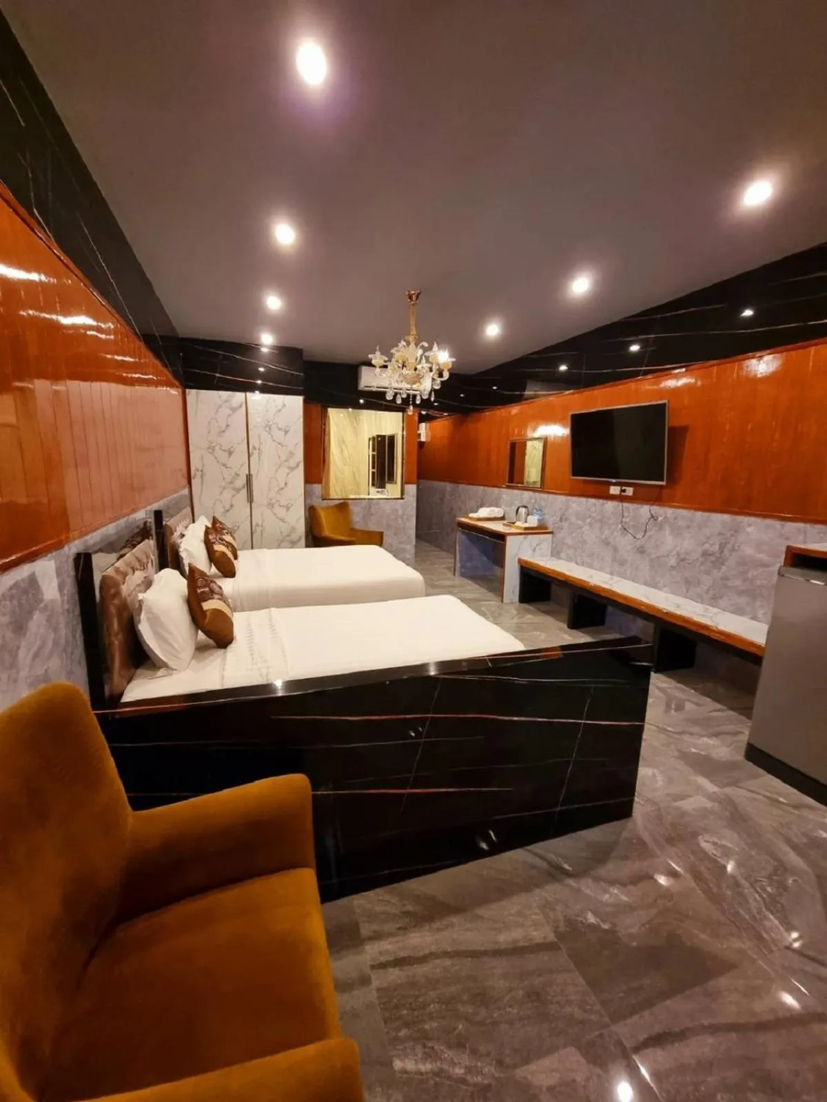 Living room in Grand Parazo Hotel Suvarnbhumi Airport