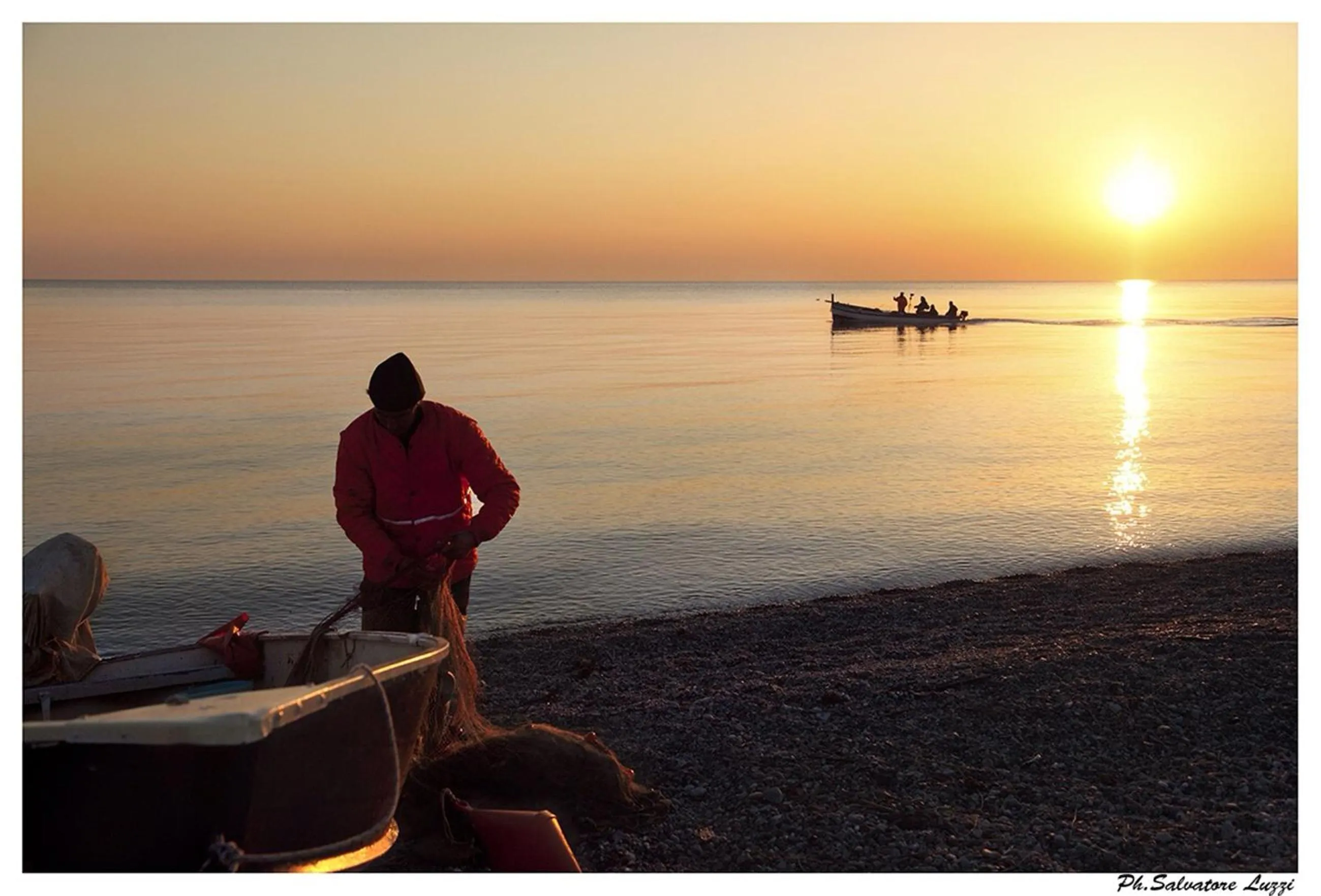 Beach in Il Falco e Il Gabbiano