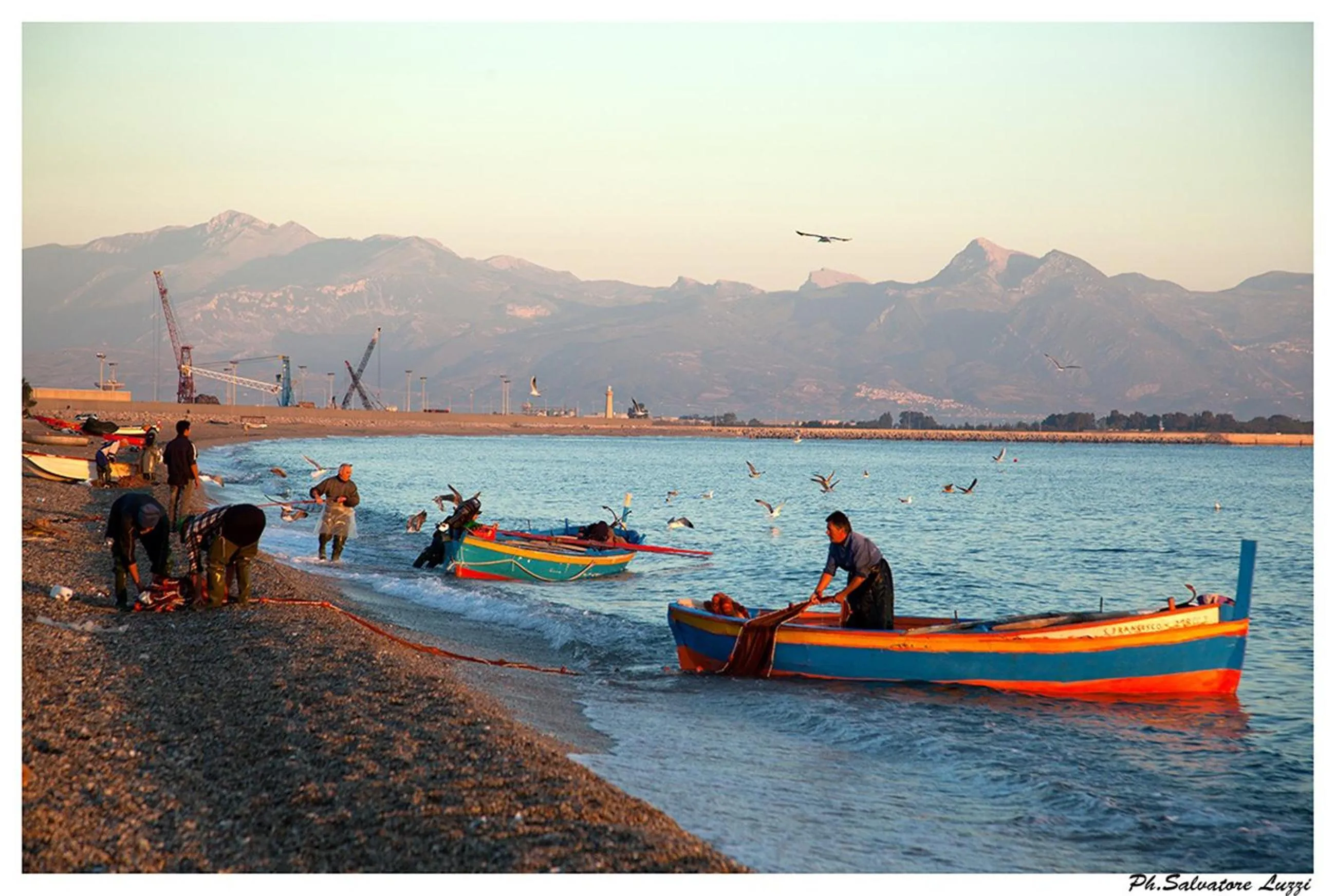 Beach in Il Falco e Il Gabbiano