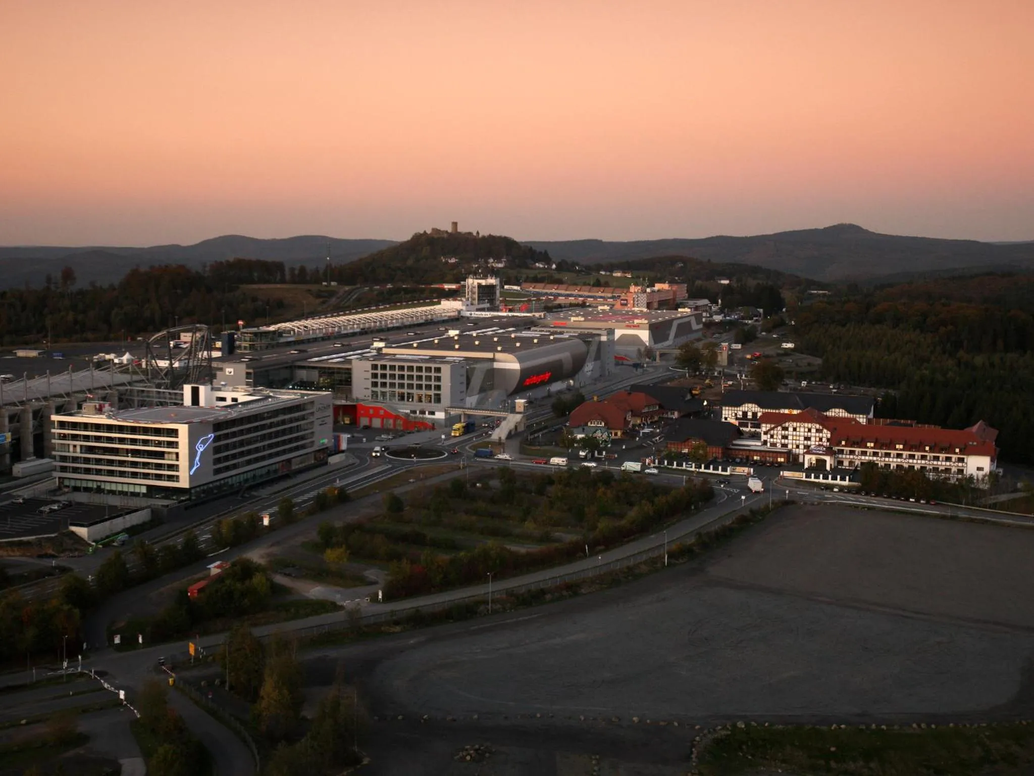 Bird's eye view in Nürburgring Motorsport Hotel