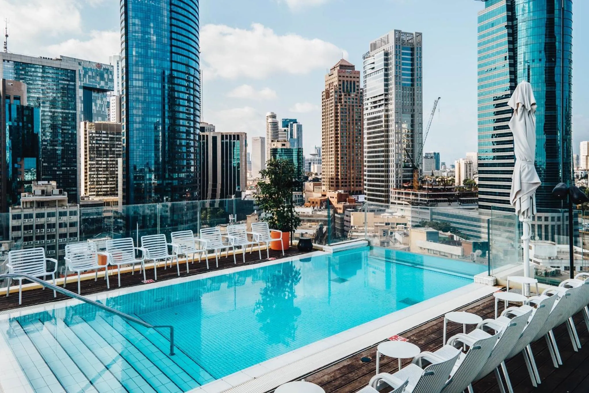 Pool view in Hotel Indigo Tel Aviv - Diamond District by IHG