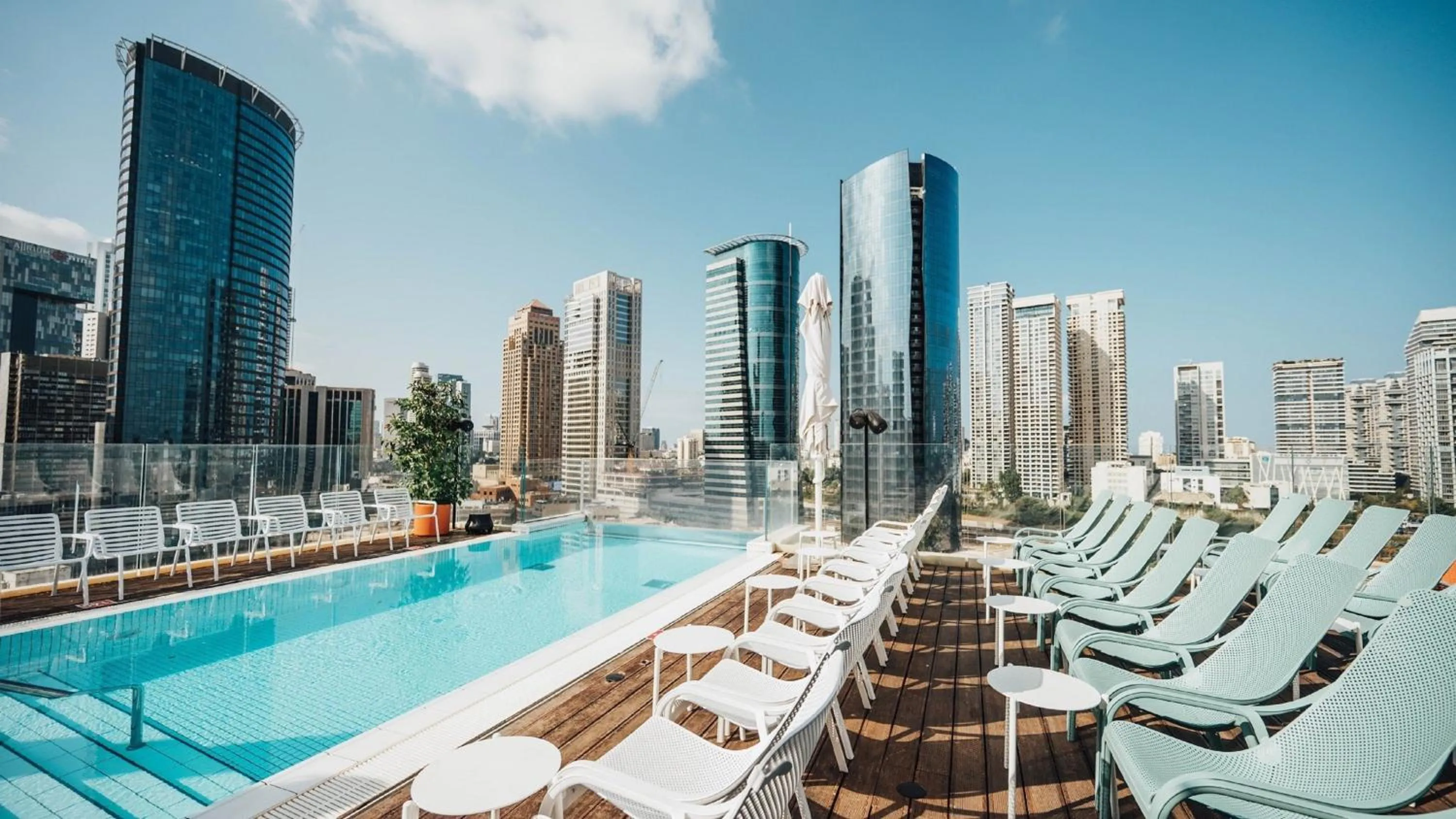 Swimming pool in Hotel Indigo Tel Aviv - Diamond District by IHG