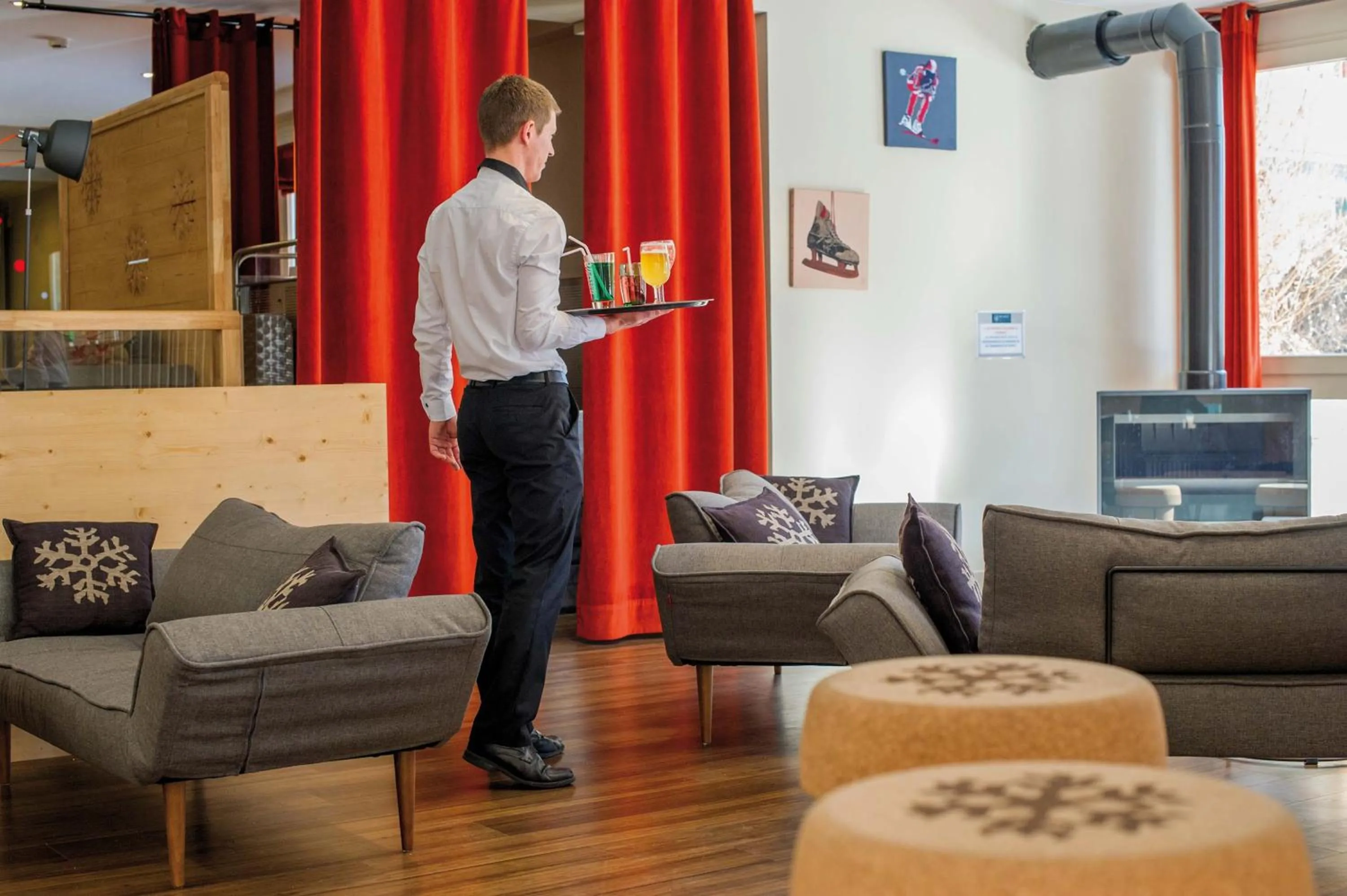 Lounge or bar in Club Vacances Bleues Les Alpes d'Azur