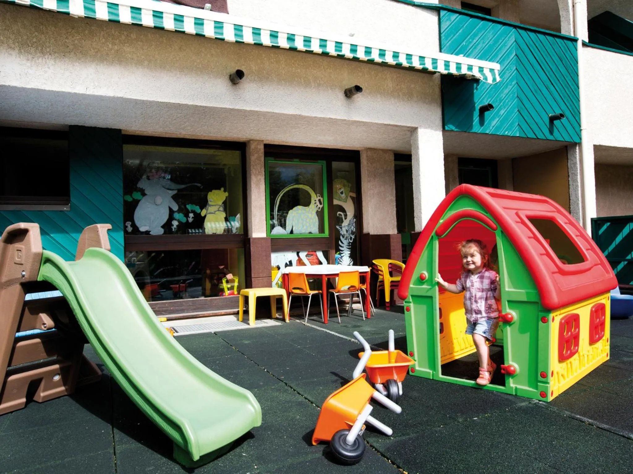 Children play ground in Club Vacances Bleues Les Alpes d'Azur