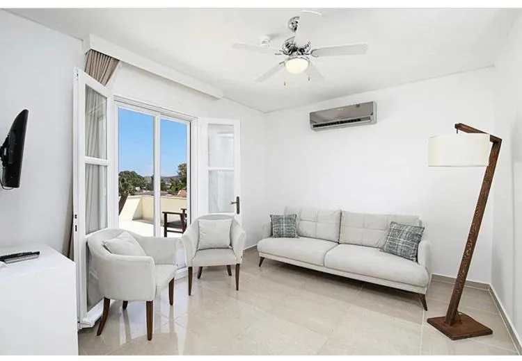 Seating area in Port Alacati Hotel