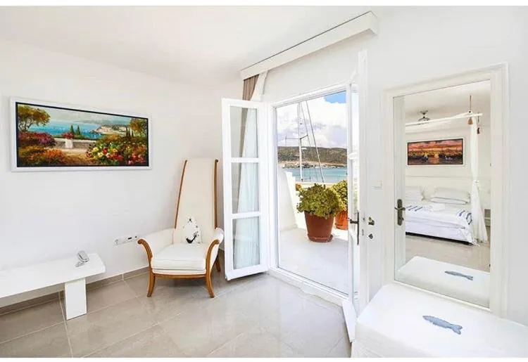 Seating area in Port Alacati Hotel