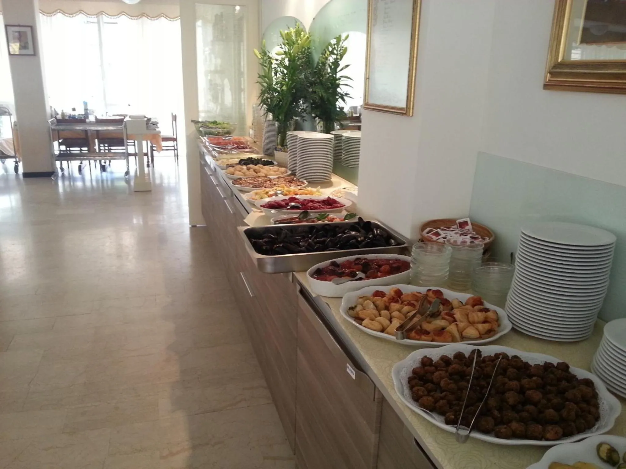 Restaurant/places to eat in Hotel Donatello