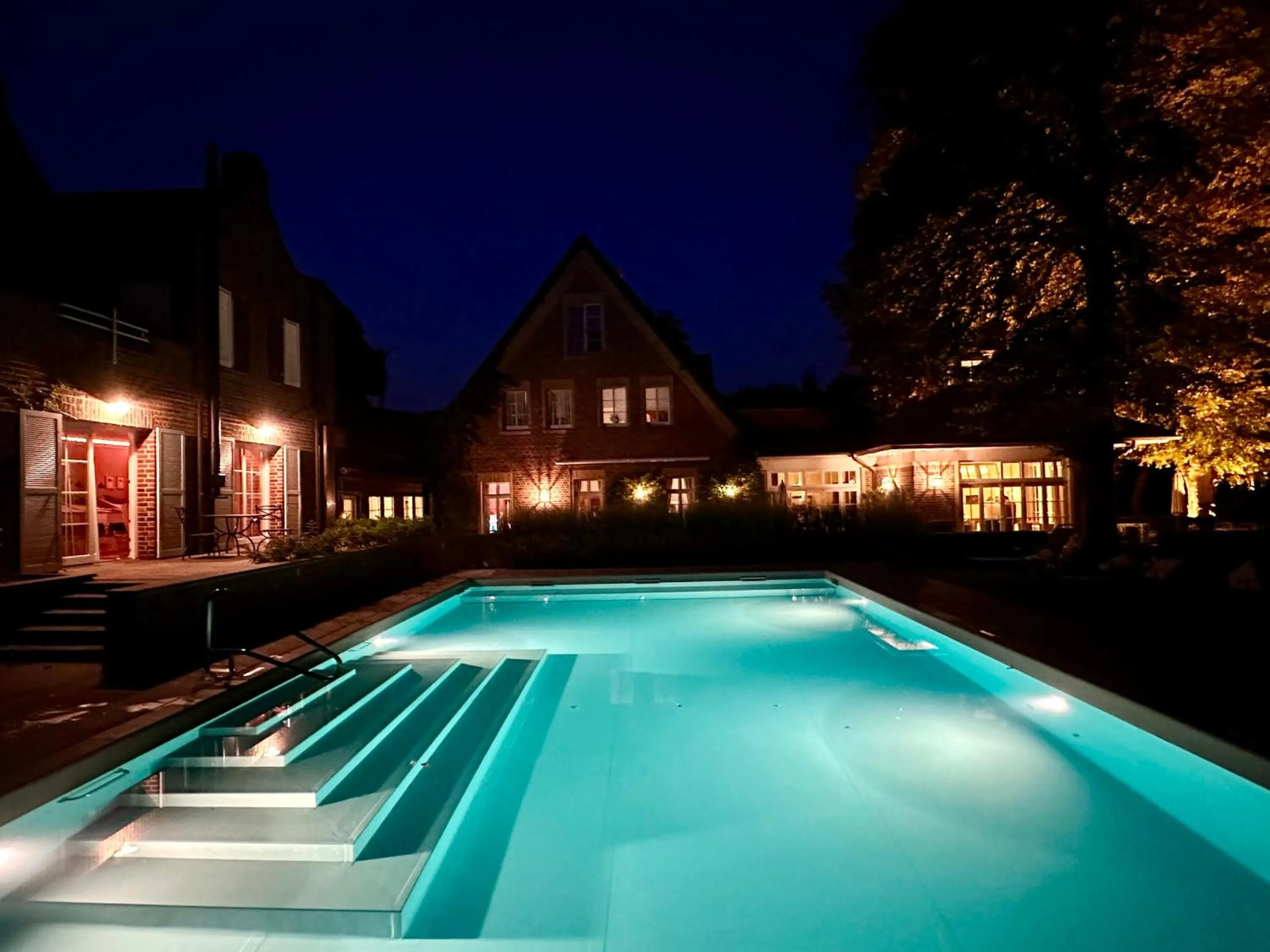 Swimming pool in Landhaus Eggert