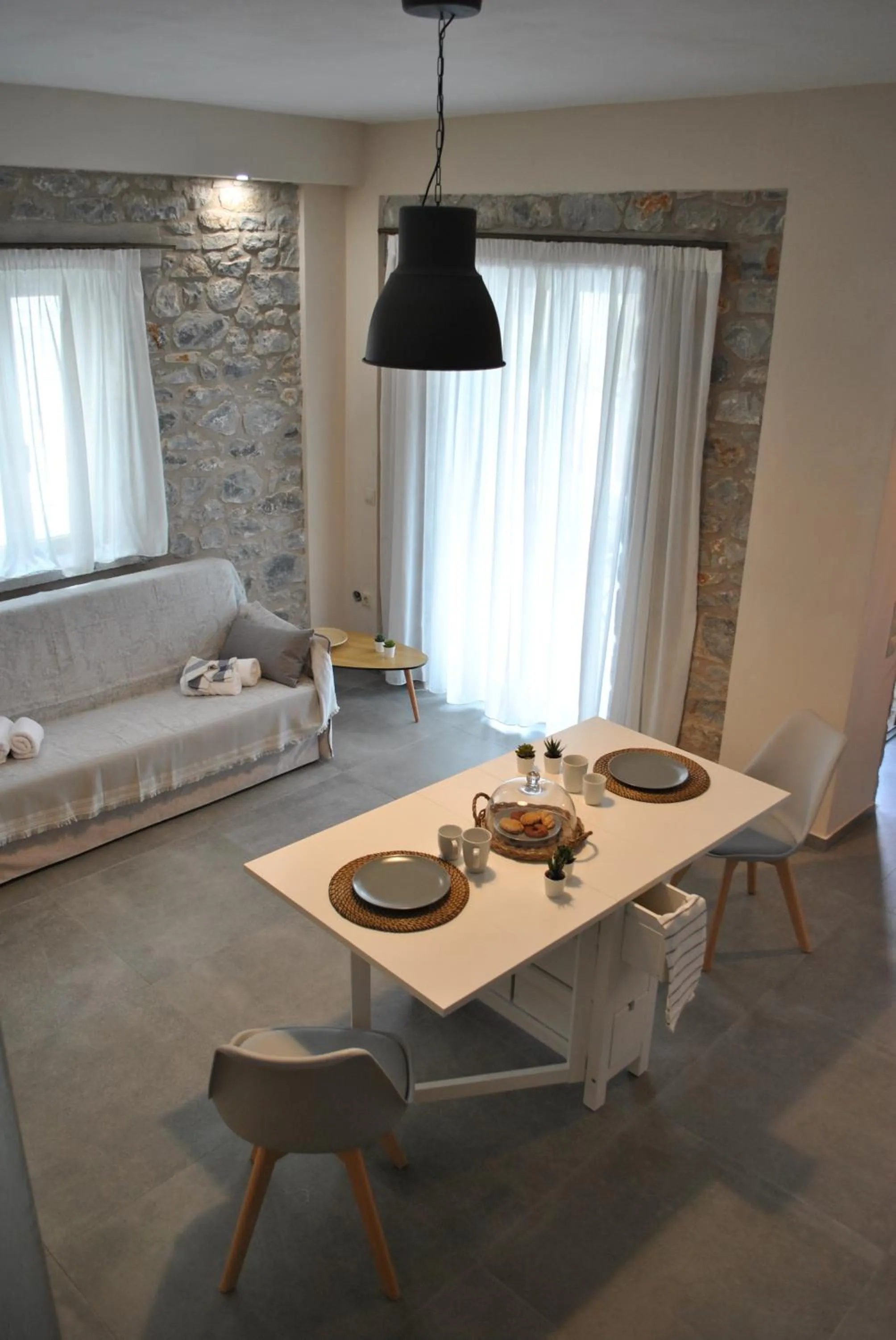 Bed in Petras Gi - Stone Houses