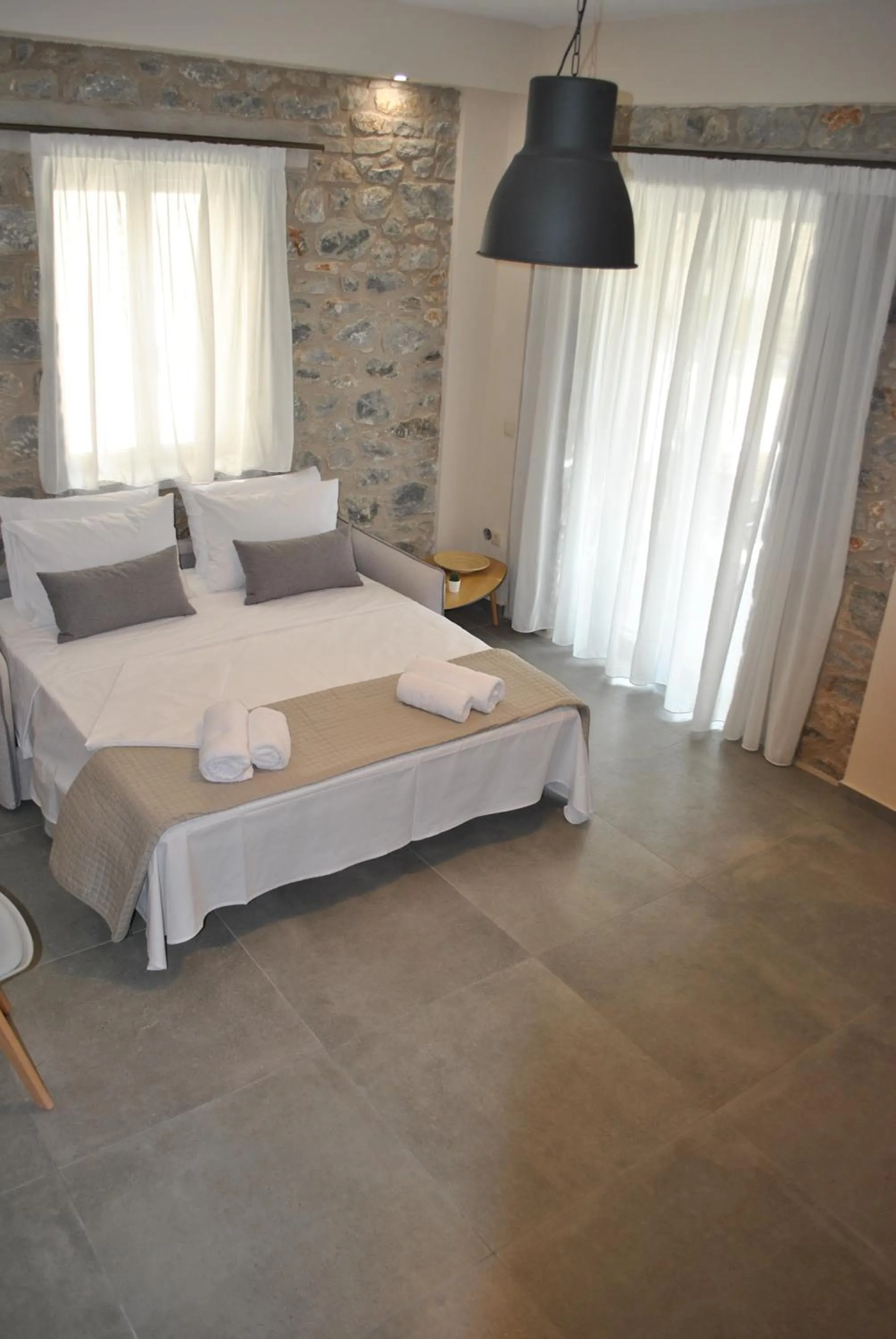 Bed in Petras Gi - Stone Houses