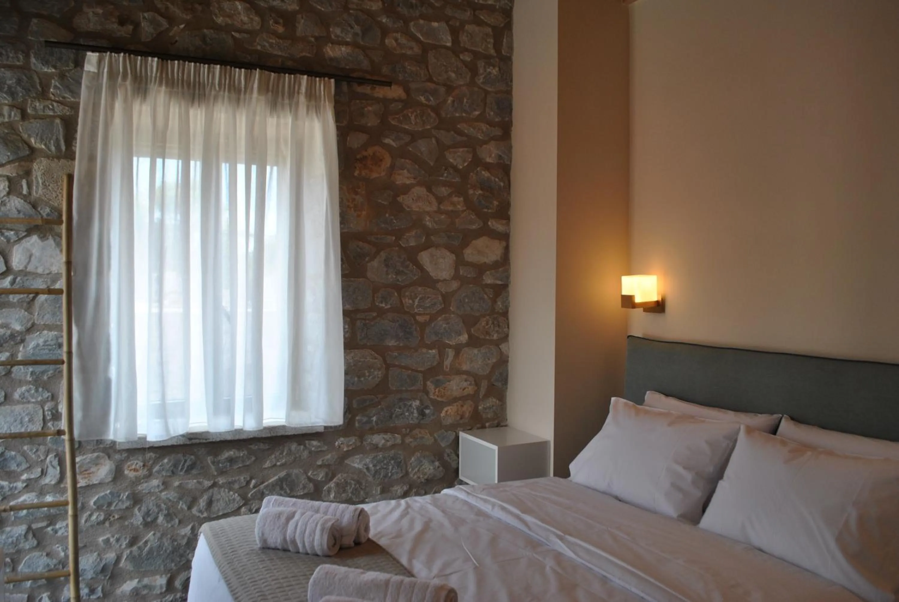 Bed in Petras Gi - Stone Houses